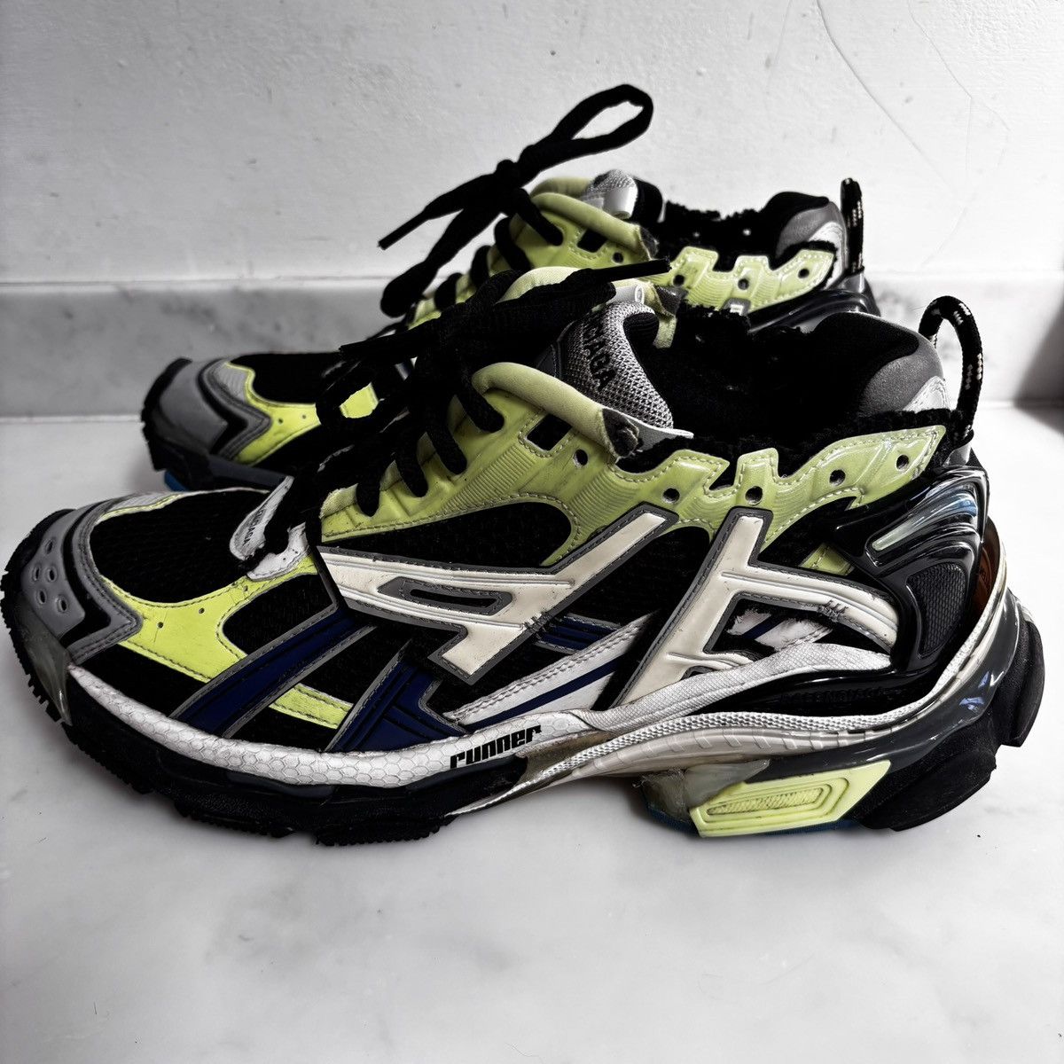Balenciaga Balenciaga Track Sneaker Yellow Silver US 10 Size US 9 / EU 42 - 16 Thumbnail