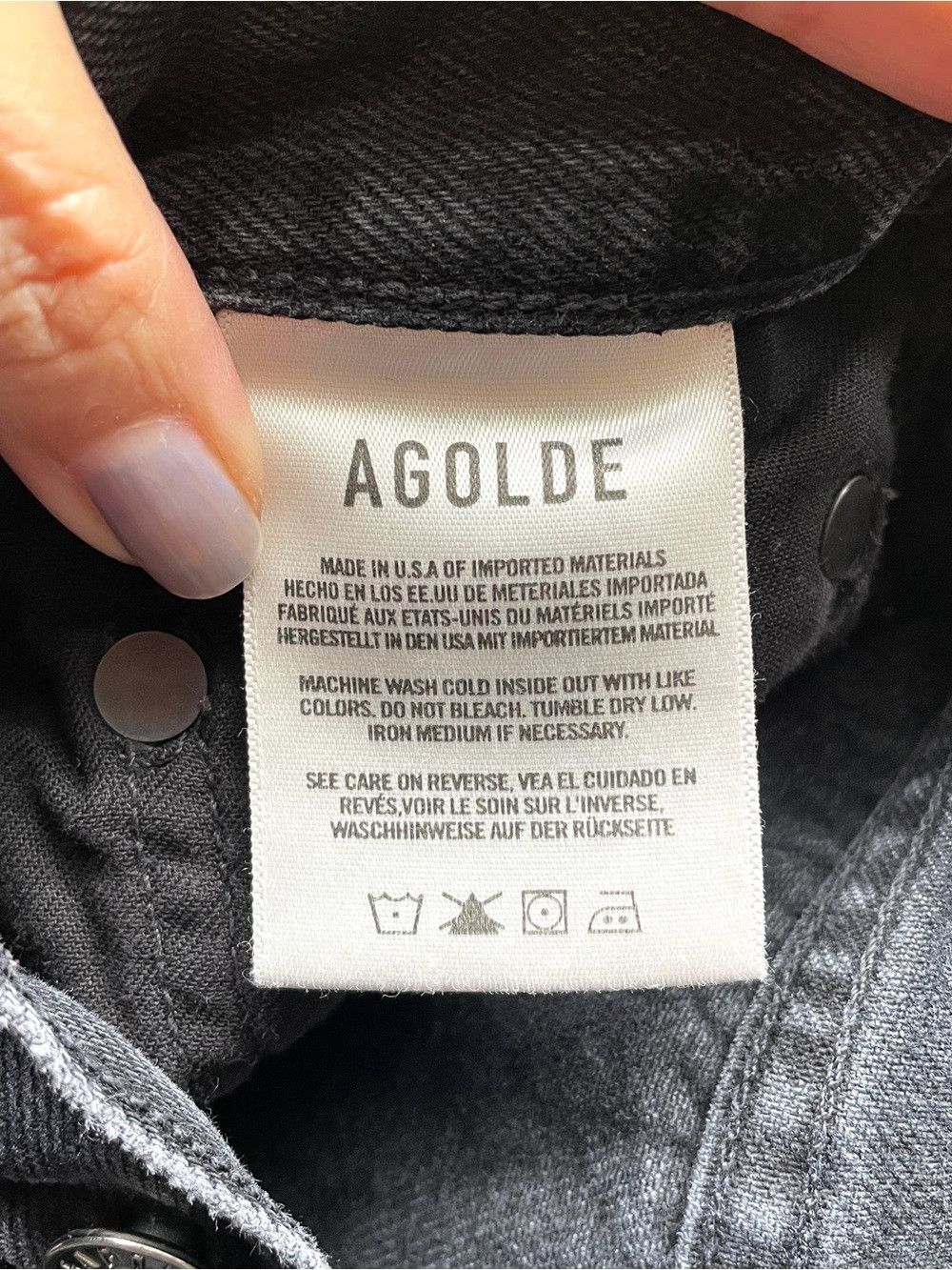 Agolde AGOLDE Belted Baggy Jeans in Conduct - 27" Size 27" / US 4 / IT 40 - 6 Thumbnail