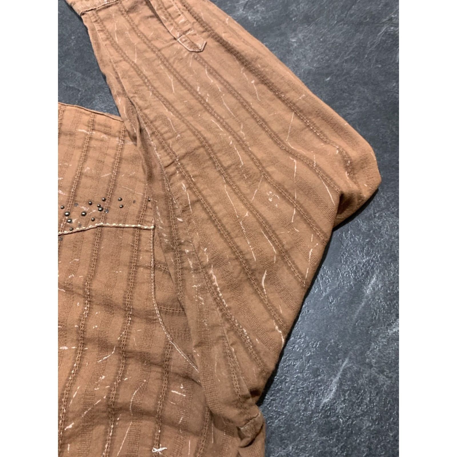 47 VINTAGE Western Shirt Men’s 2XL Long Sleeve Brown Western Button-Up 47 Western Theme Size US XXL / EU 58 / 5 - 2 Thumbnail