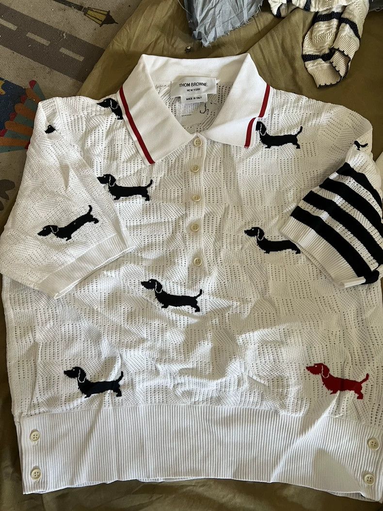Thom Browne Thom Browne size44 Sausage dog POLO shirt Size M / US 6-8 / IT 42-44 - 1 Thumbnail