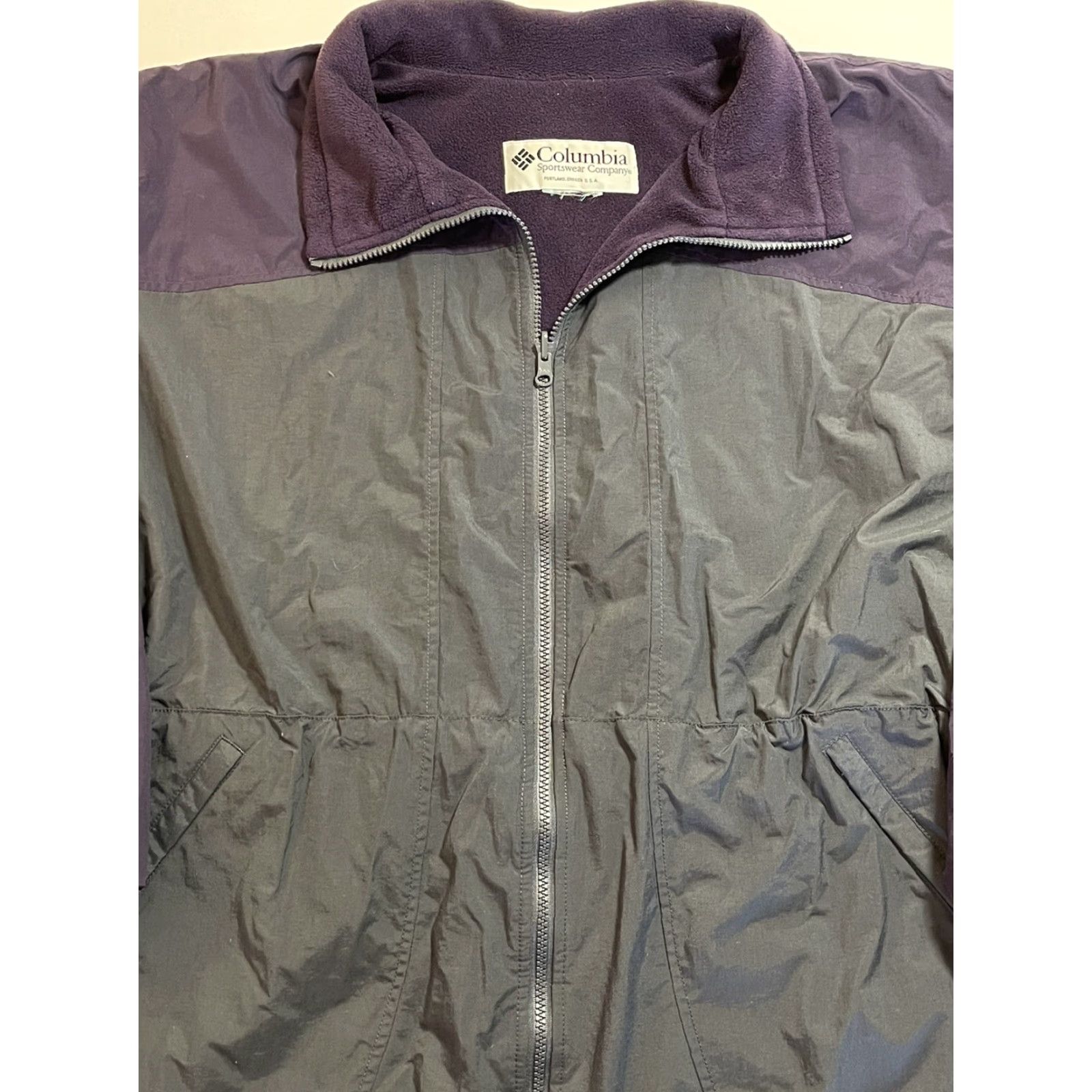 Vintage VINTAGE Columbia Women’s XL Fleece Parka Jacket - Water Resistant Snowsport Outdoor 90s Women’s Parka Jacket MSR Size XL / US 12-14 / IT 48-50 - 2 Thumbnail