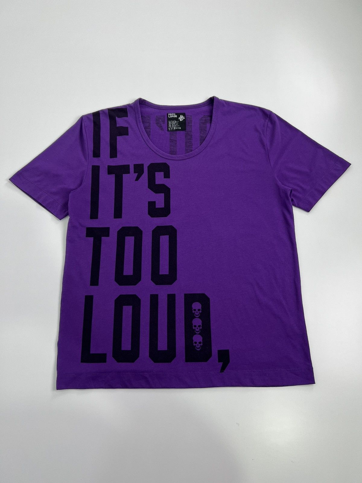 Designer × PPFM PPFM ‘IF ITS TOO LOUD’ Spell Out Tee Size US L / EU 52-54 / 3 - 1 Thumbnail