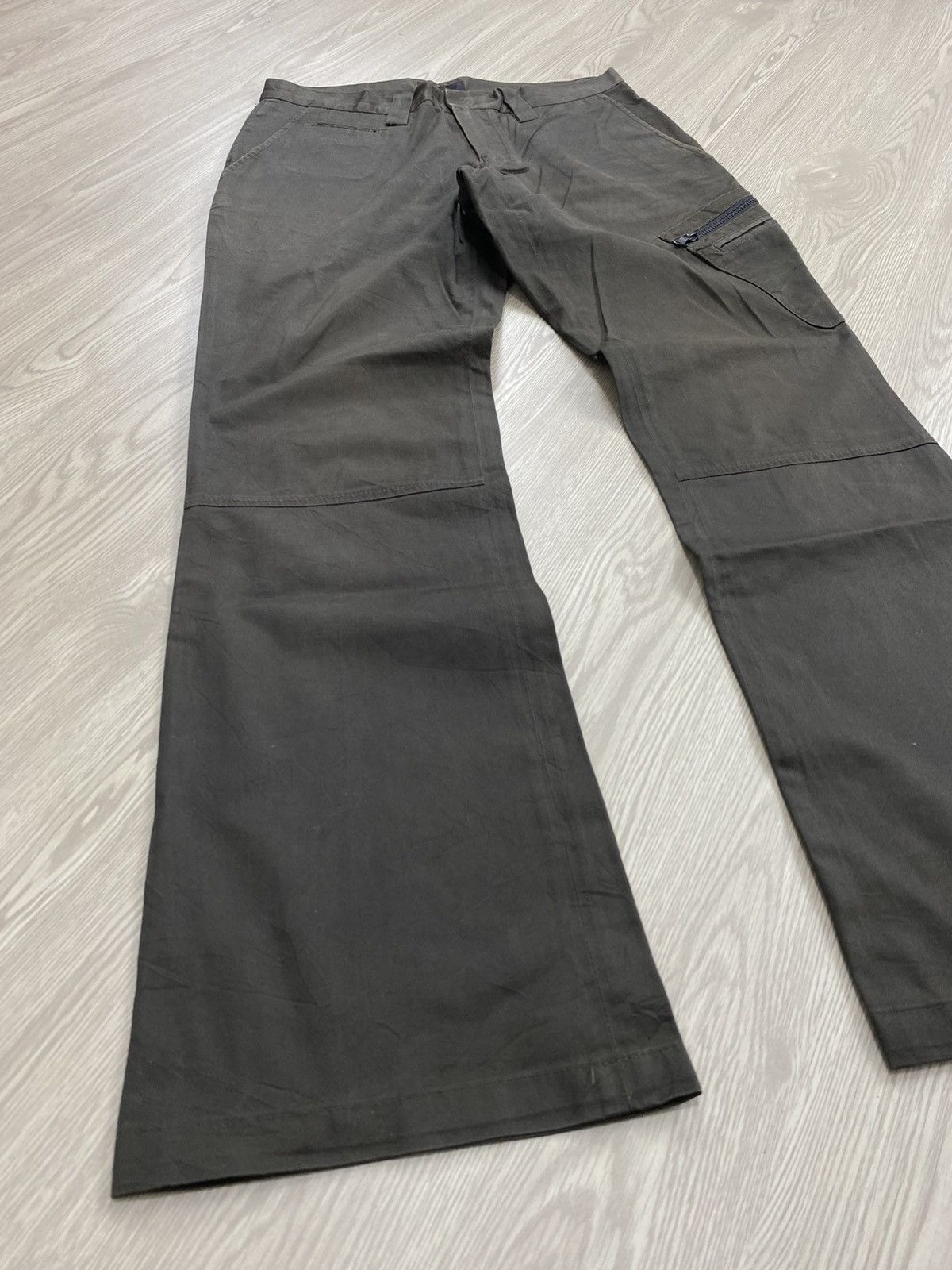 Ne-Net 2000s Nenet Issey Miyake 3D Bondage Cargo Flared Pants Y2K Size US 30 / EU 46 - 3 Thumbnail