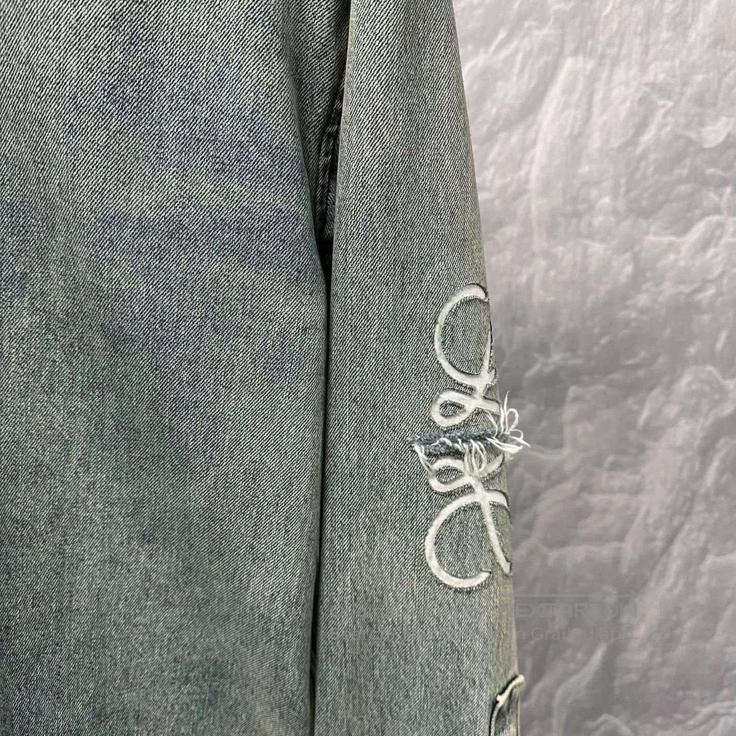 Loewe Loewe Logo Denim Shirt Jacket SS25. Size US L / EU 52-54 / 3 - 3 Thumbnail