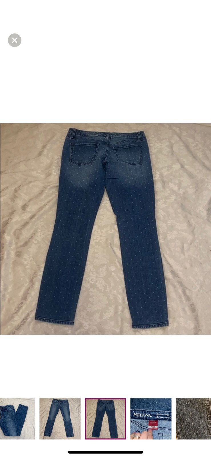 Merona Merona polka dot skinny jeans size 2 Size 26" / US 2 / IT 38 - 4 Thumbnail