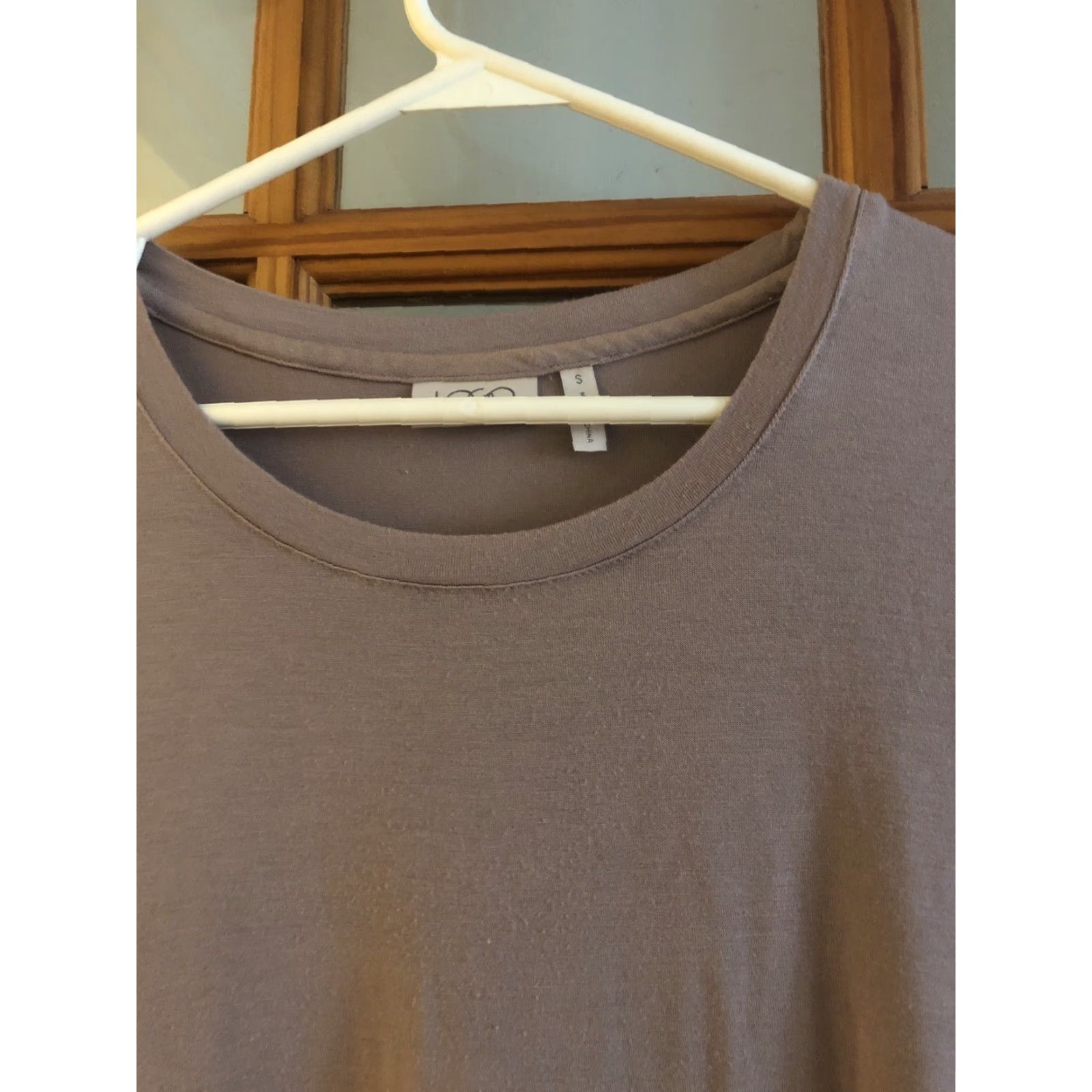 Vintage LOGO Lori Goldstein Tunic Blouse Women's S Brown Scoop Neck Long Sleeve Pullover Casual All Seasons New title Size S / US 4 / IT 40 - 2 Thumbnail