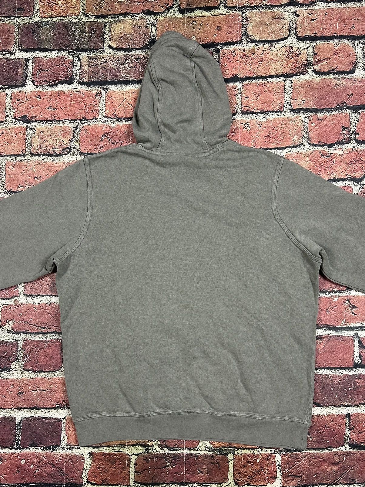 Nike Nike Sportswear Club Fleece Hoodie Olive Green Mini Swoosh Size US XL / EU 56 / 4 - 4 Thumbnail