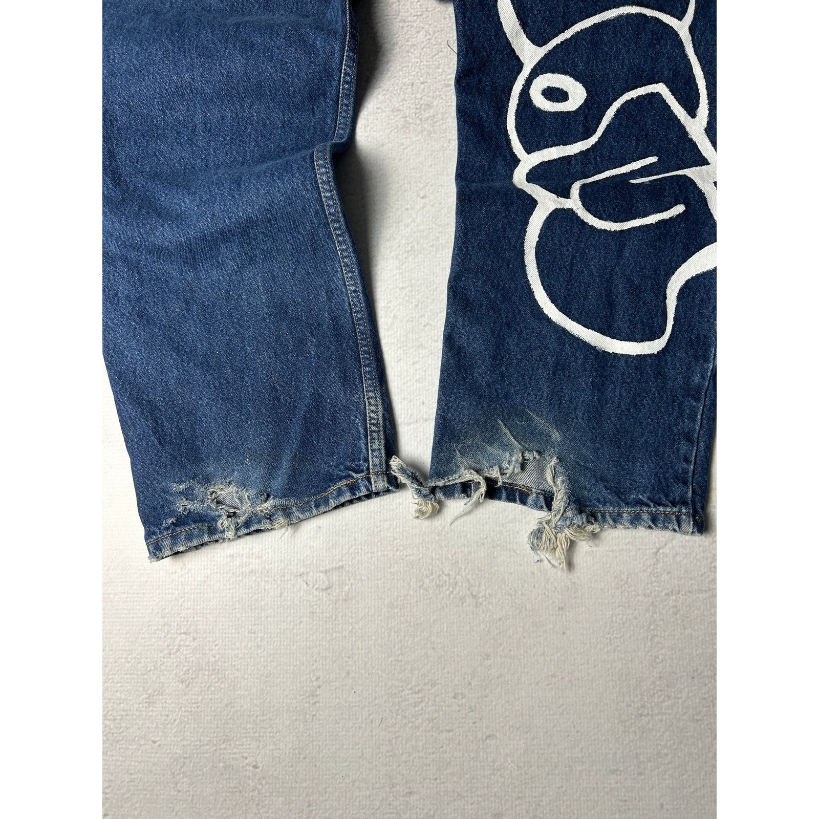 Levi's Vintage 90s Levis Custom Straight Leg Jeans - Men's 38Wx30L Size US 38 / EU 54 - 4 Thumbnail