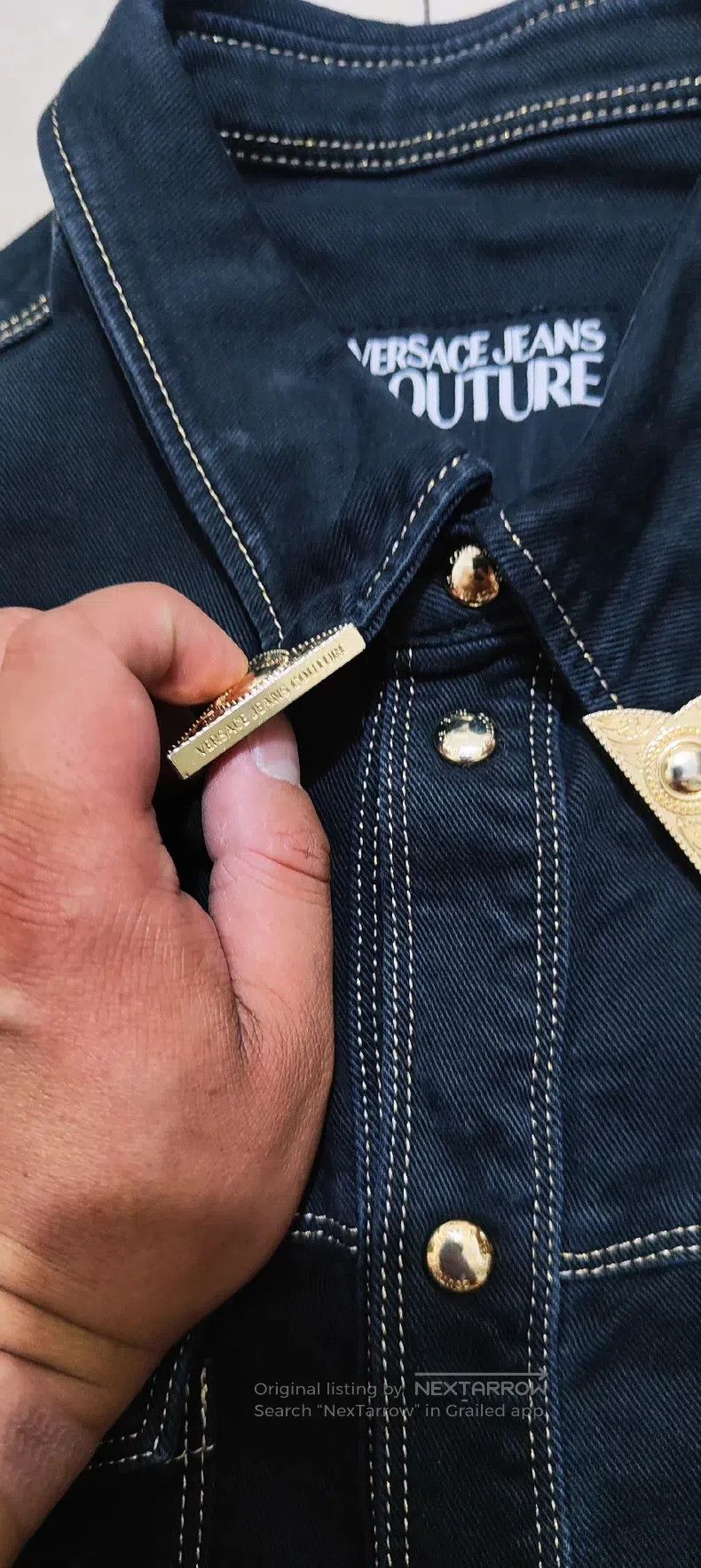 Versace Versace Denim shirt Size US M / EU 48-50 / 2 - 6 Thumbnail