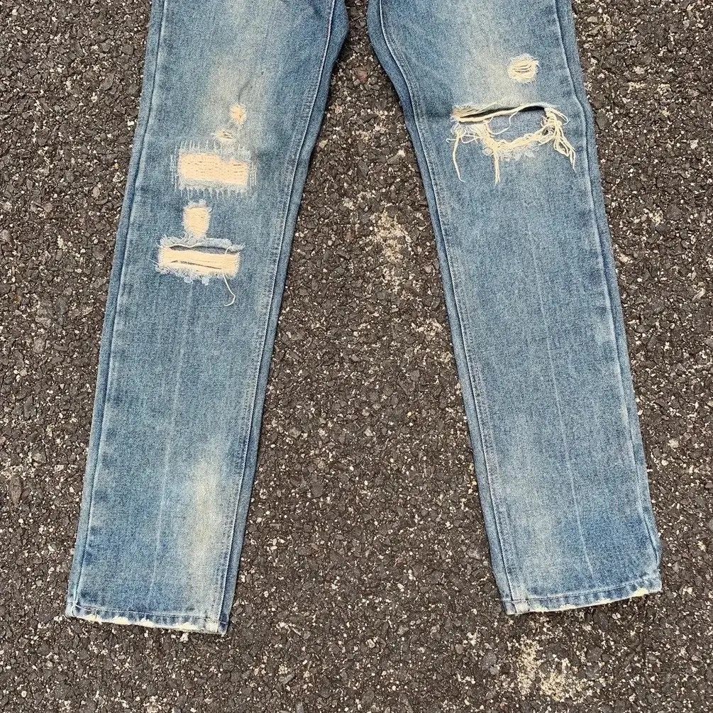 HARE 💥GRAIL💥HARE JEANS 30x31 RIPPED TROUSERS DENIM RUGGED PANTS Size US 30 / EU 46 - 3 Thumbnail