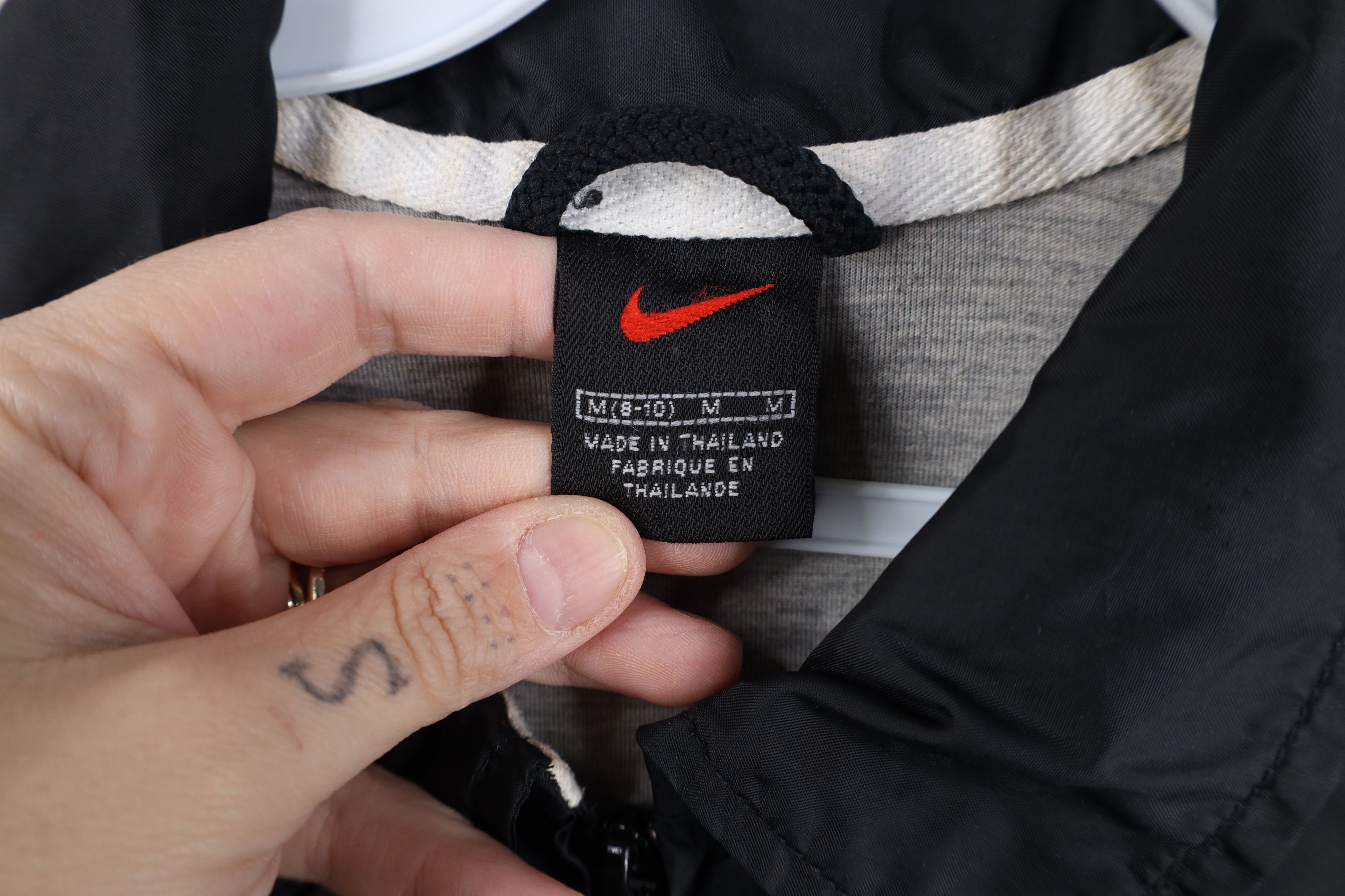 Nike Vintage 90s Nike Scott Mini Swoosh Lined Windbreaker Jacket Size M / US 6-8 / IT 42-44 - 10 Thumbnail
