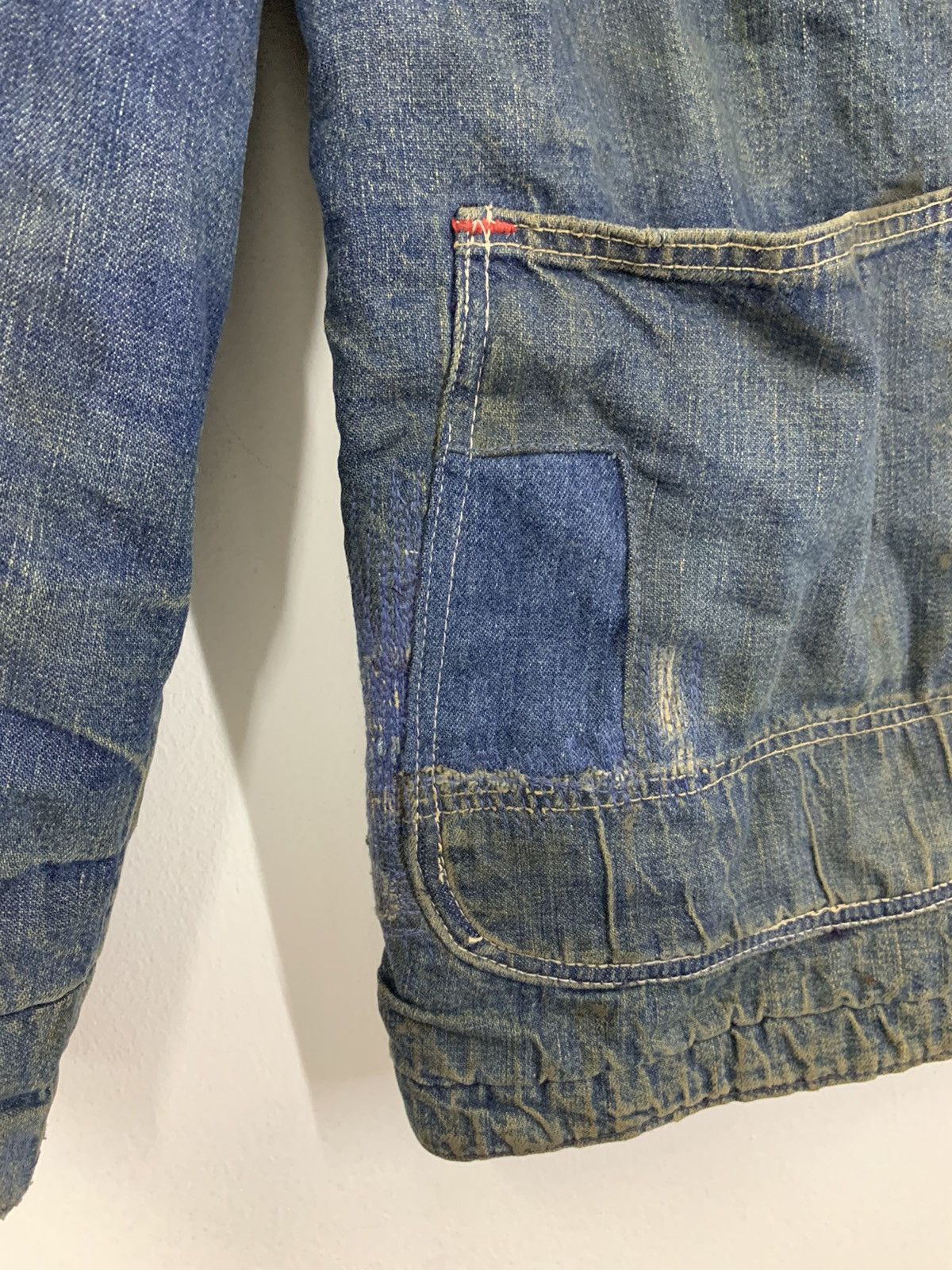 Original Montgomery × Vintage 1950’s Power House Blanket-Lined Denim Chore Worker Jacket Size US L / EU 52-54 / 3 - 6 Thumbnail