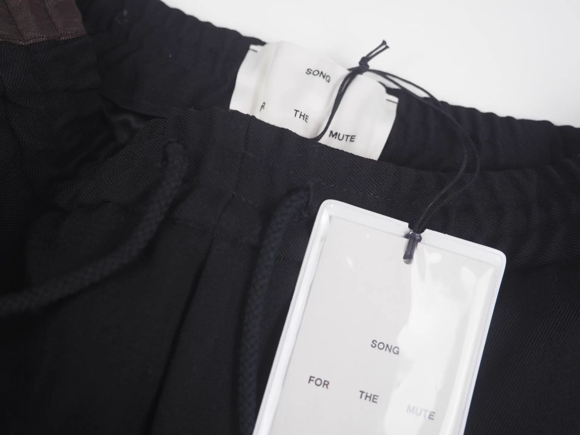 Song For The Mute Song for the Mute FW21 Side Tape Track Pants Black Wool 46 Size US 28 / EU 44 - 3 Thumbnail