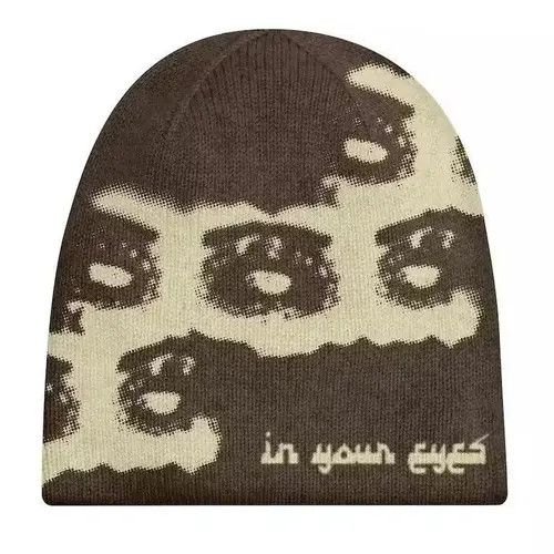 Japanese Brand Masumizu x Kino Graphic Spell Out Y2K Beanie Size ONE SIZE - 3 Thumbnail