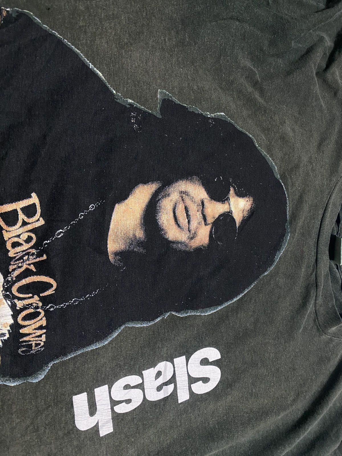 Band Tees Ultra rare khaki slash guns n roses band tee 90s Size US M / EU 48-50 / 2 - 5 Thumbnail