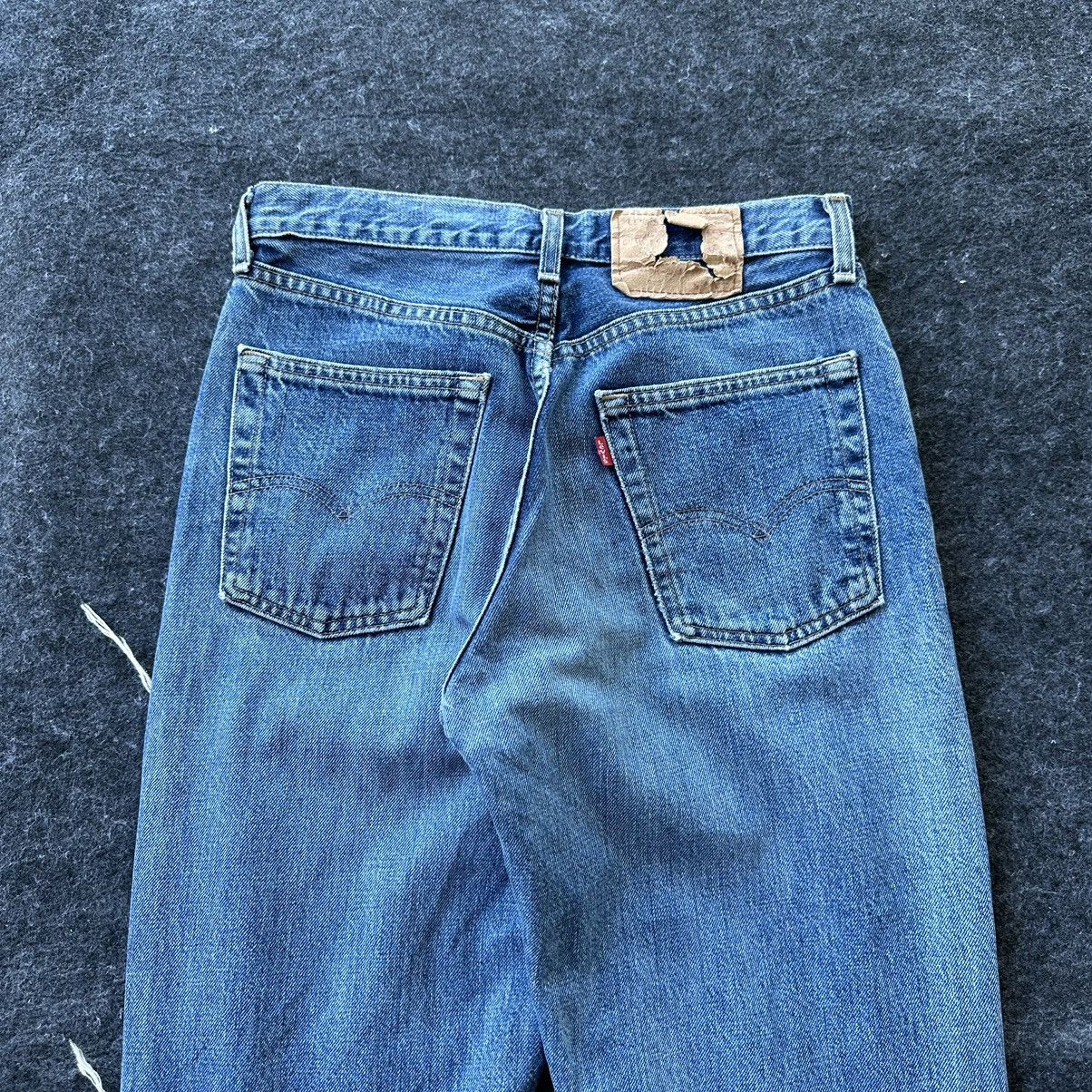 Levi's Vintage Levis 501 France Destroyed Denim 28x30 D633 Size US 28 / EU 44 - 6 Thumbnail