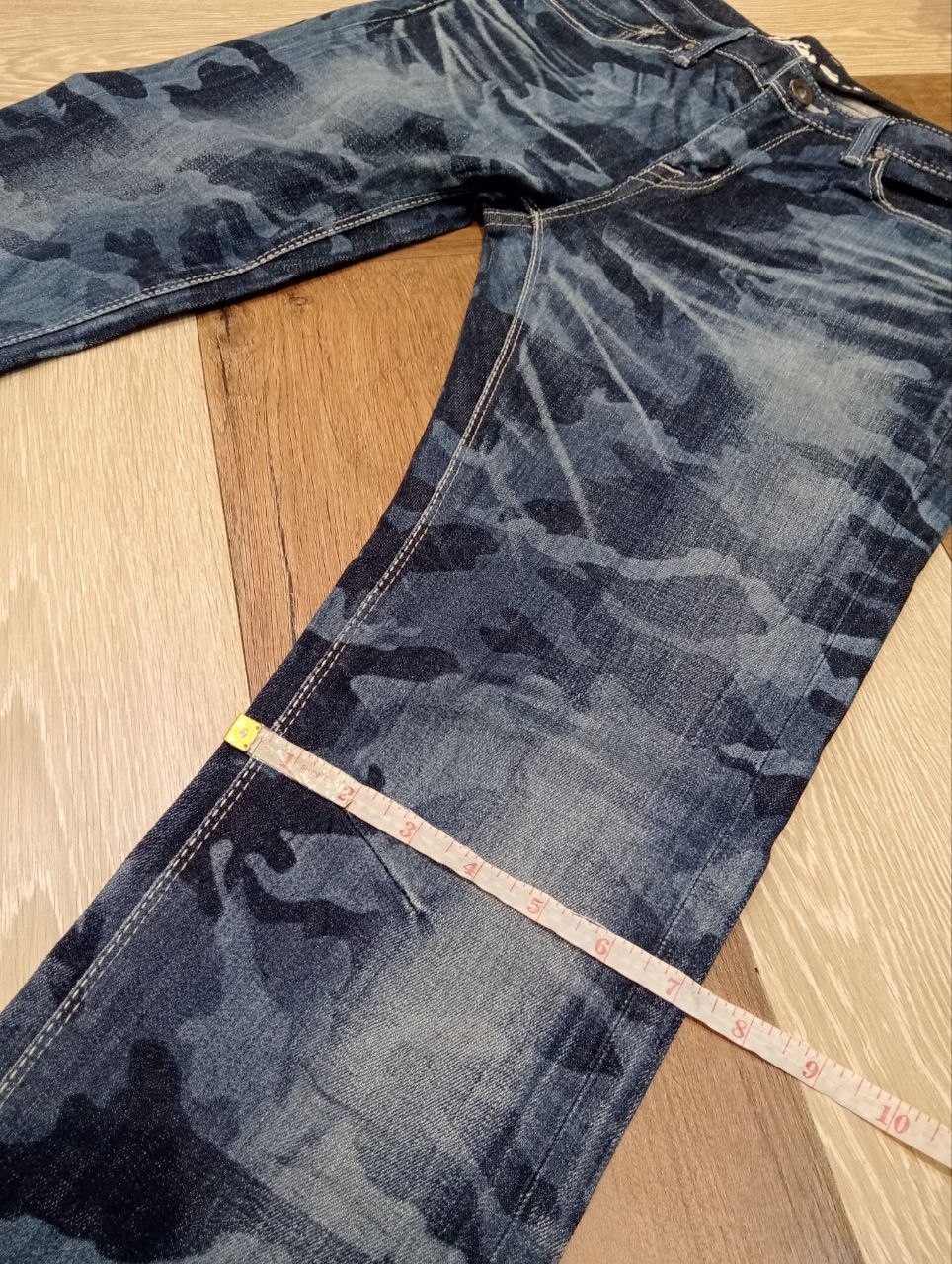 GOSTAR DE FUGA JAPANESE GOSTAR DE FUGA BLUE DENIM JEANS Size US 33 - 22 Thumbnail