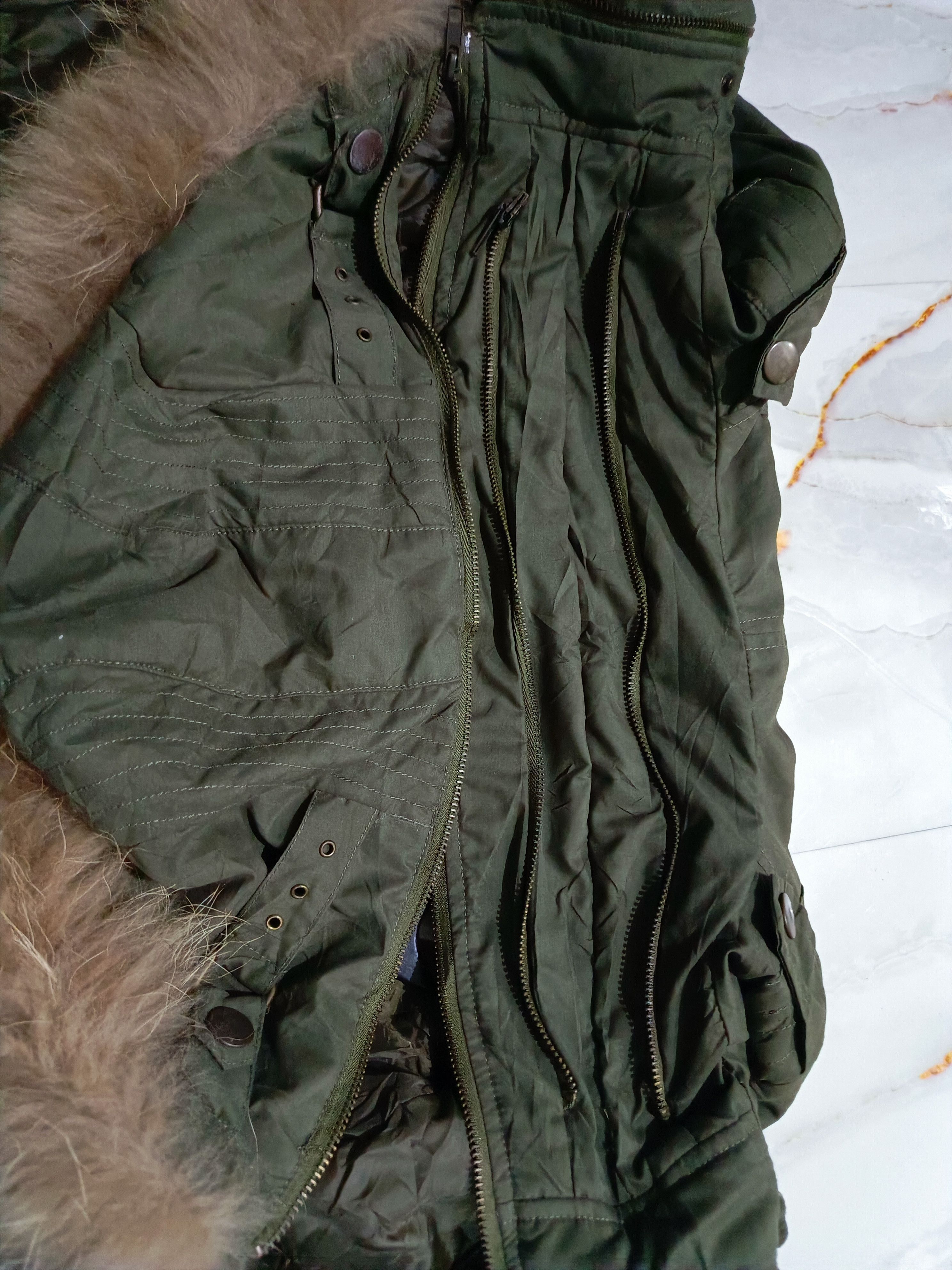 Le Grande Bleu (L.G.B.) gimmick ranccon fur jacket Size S / US 4 / IT 40 - 6 Thumbnail