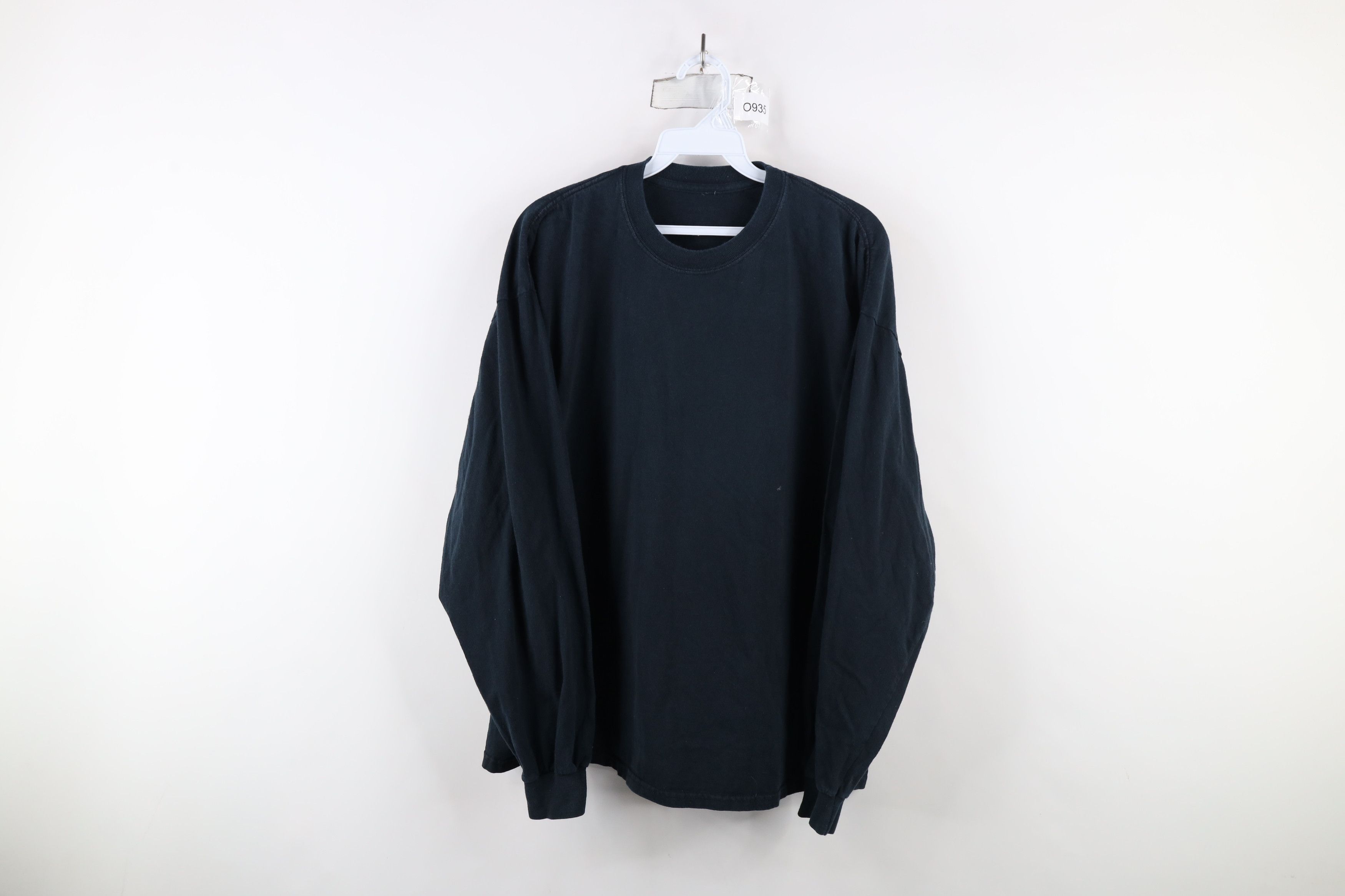 Vintage Vintage Y2K Streetwear Long Sleeve T-Shirt Black Cotton Size US XL / EU 56 / 4 - 1 Thumbnail