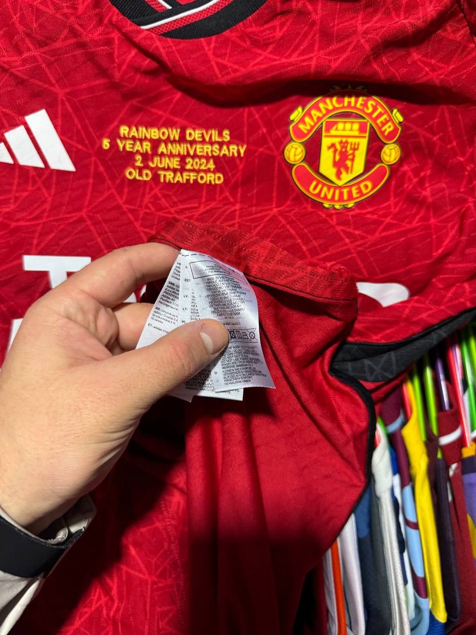 Adidas Manchester United 2023/24 Adidas Soccer Jersey Medium Size US M / EU 48-50 / 2 - 17 Thumbnail