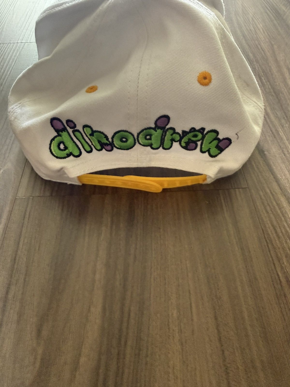 Drew House Drew House Dinosaur Snapback Hat White Purple Cap Size ONE SIZE - 4 Thumbnail