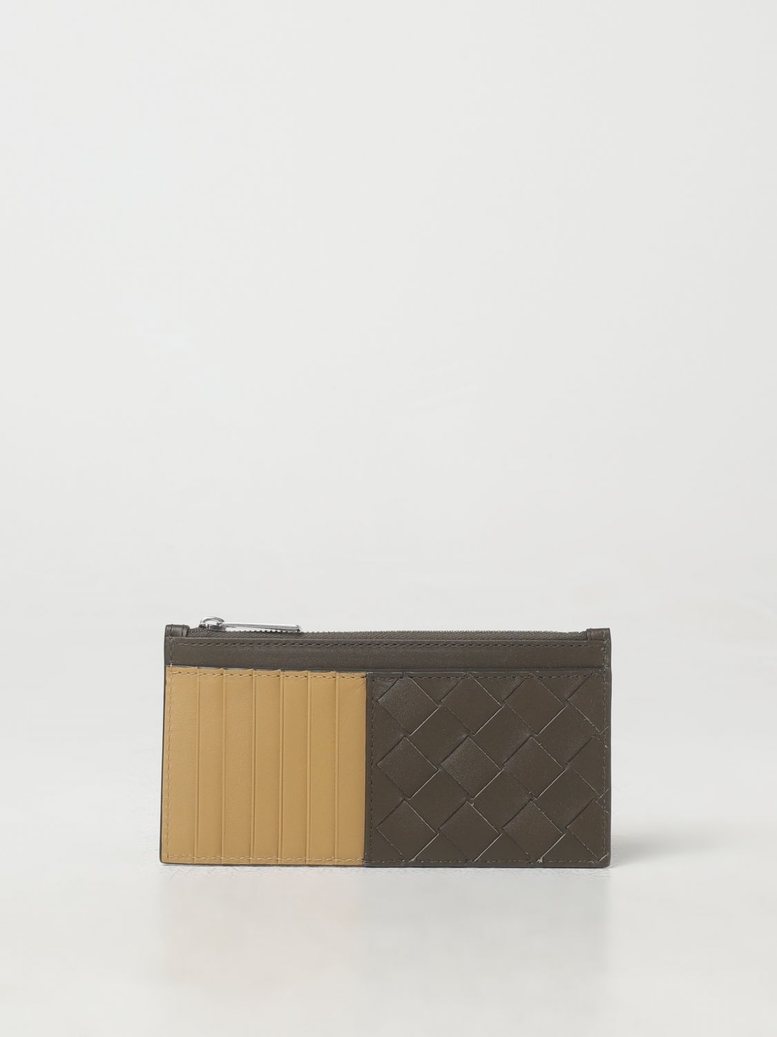 Bottega Veneta Bottega Veneta Wallet Men Kaki Size ONE SIZE - 1 Thumbnail