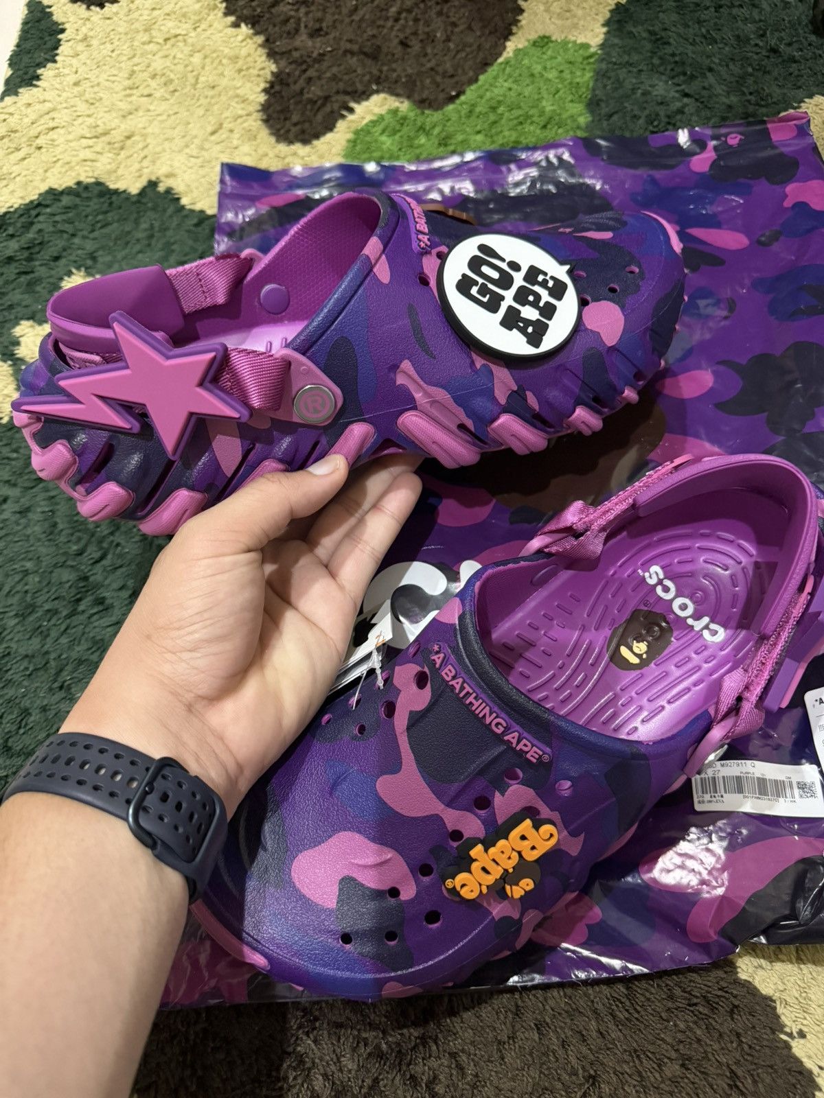 Bape × Crocs Bape x Crocs Uk7 fit Uk8 Size US 7 / EU 40 - 2 Thumbnail
