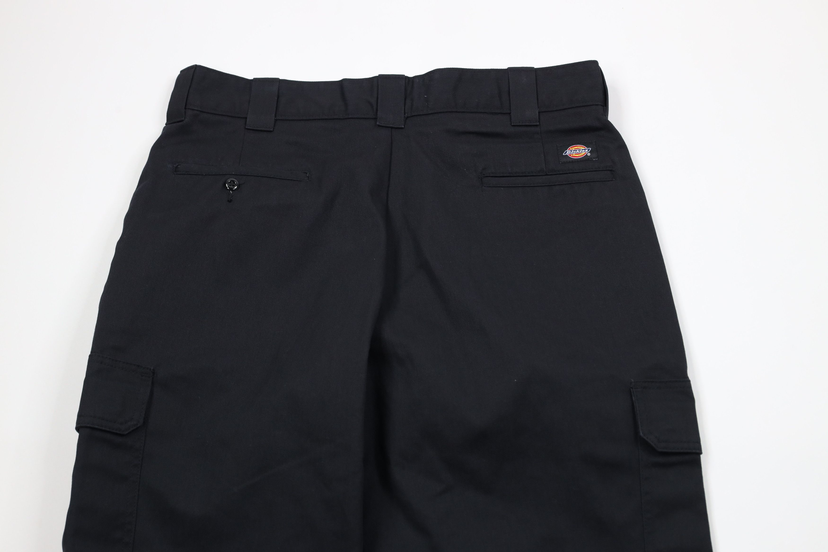 Dickies × Vintage Vintage Y2K Dickies Straight Wide Leg Cargo Pants Black Size US 36 / EU 52 - 10 Thumbnail