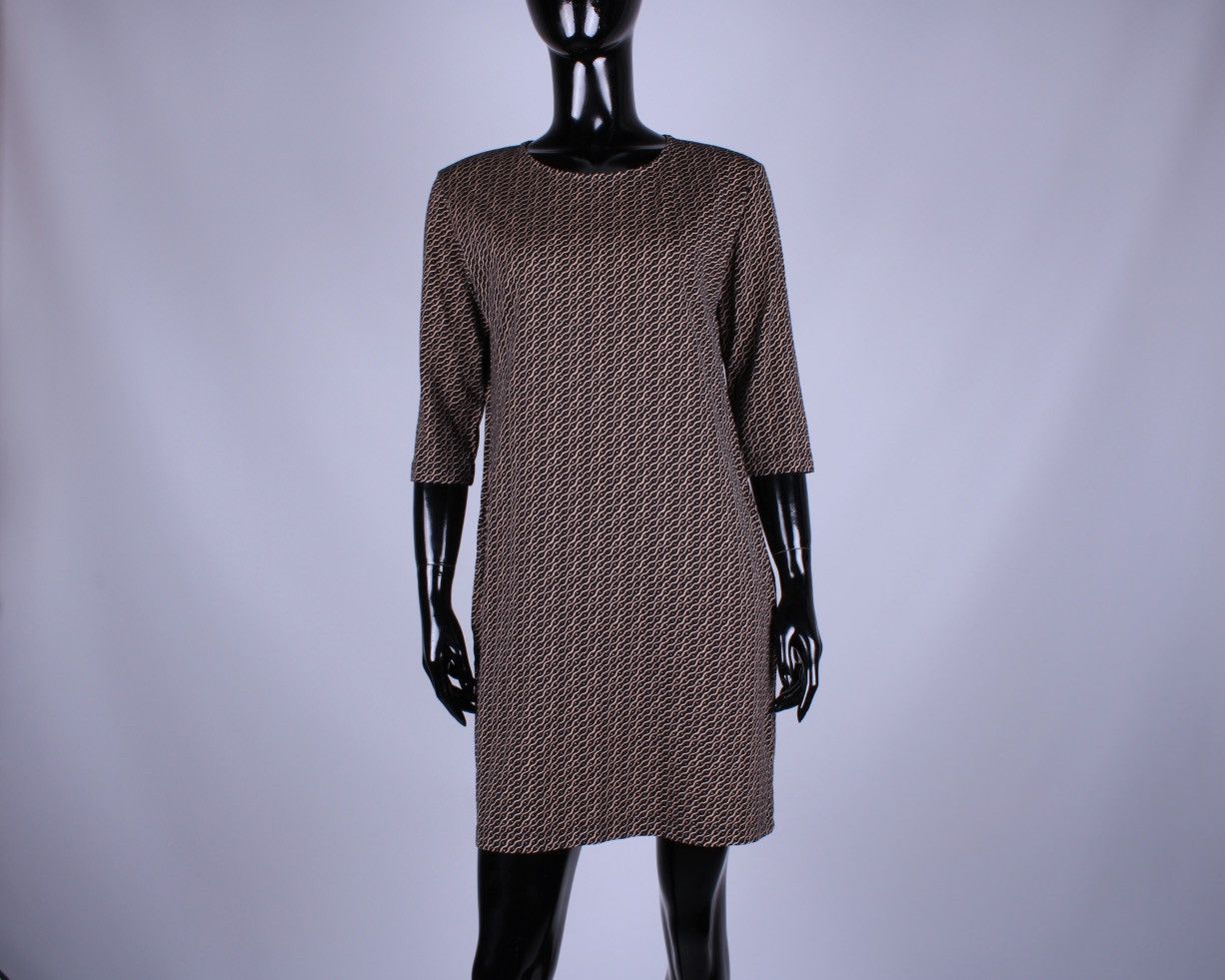 Designer × Marimekko MARIMEKKO Marjailla Raspa Geometric A-Line Dress 3/4 Sleeve Size S / US 4 / IT 40 - 3 Thumbnail