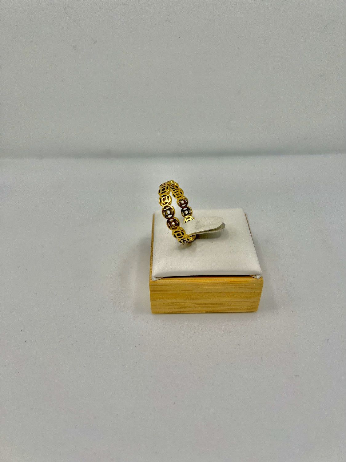 Jewelry Gold Asian Coin Ring - Size 8.75 Size ONE SIZE - 2 Thumbnail