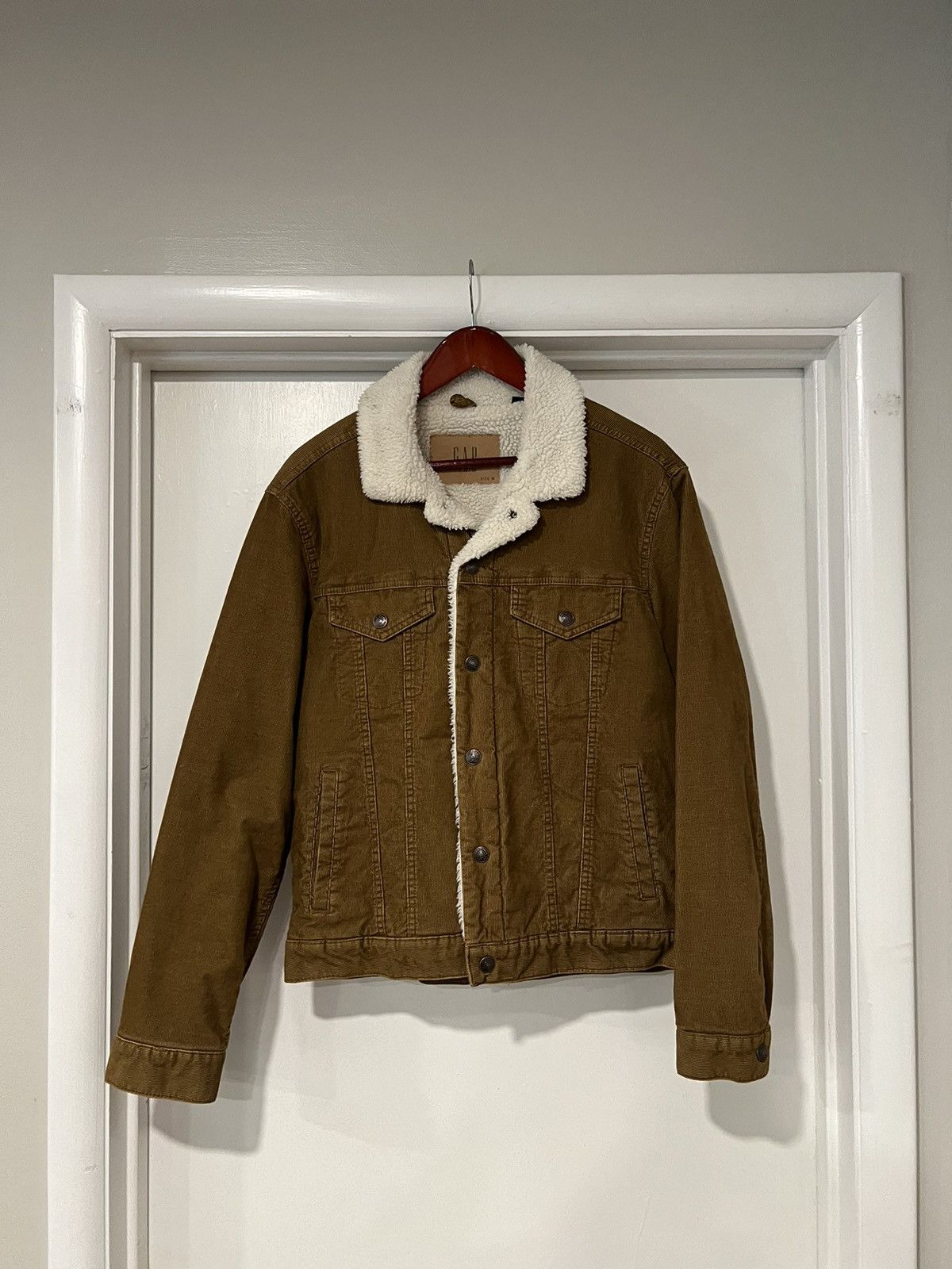 Gap GAP Sherpa-lined Icon Corduroy Jacket M Size US M / EU 48-50 / 2 - 2 Thumbnail