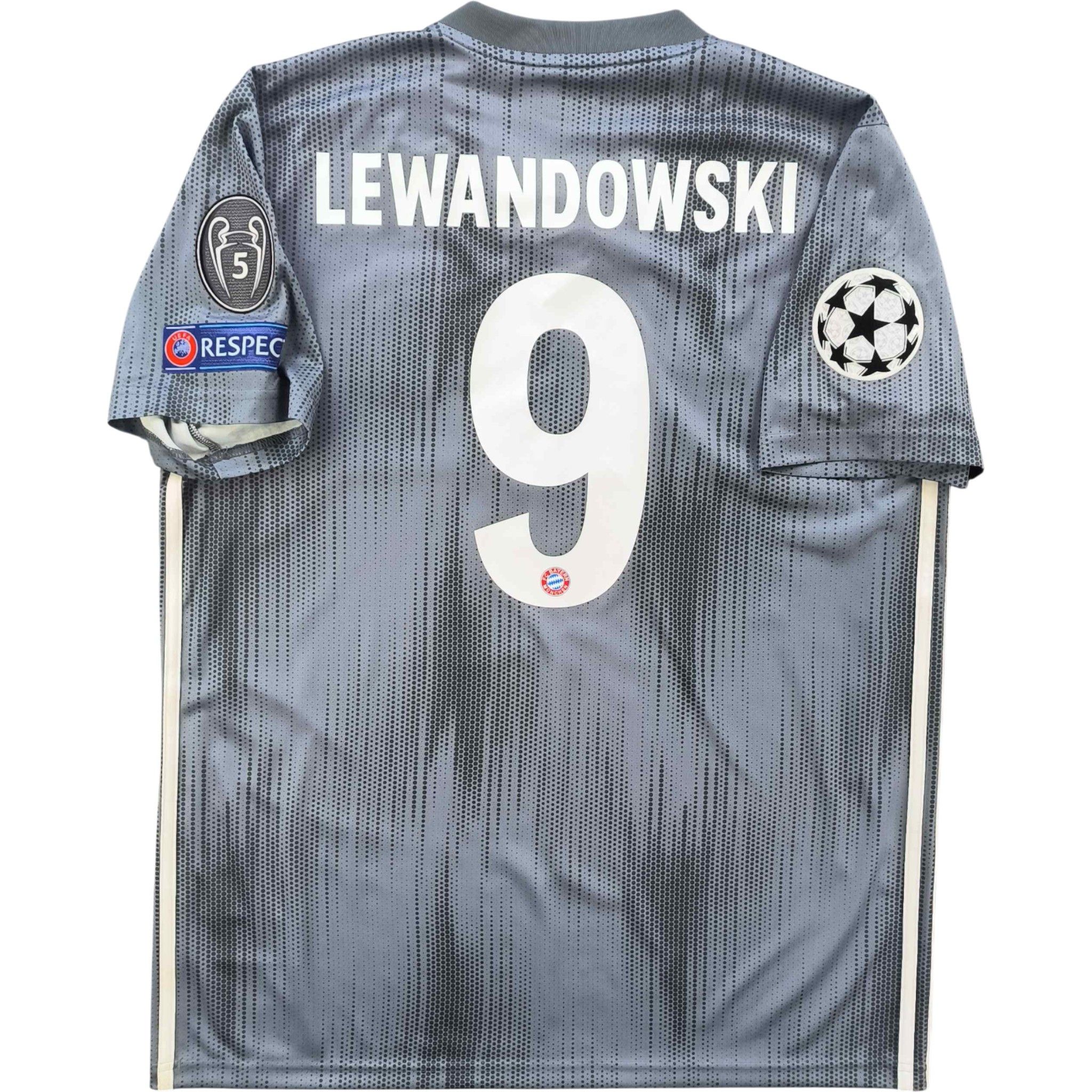 Adidas Bayern Munich 18-19 third UCL Lewandowski football jersey L Size US L / EU 52-54 / 3 - 1 Thumbnail