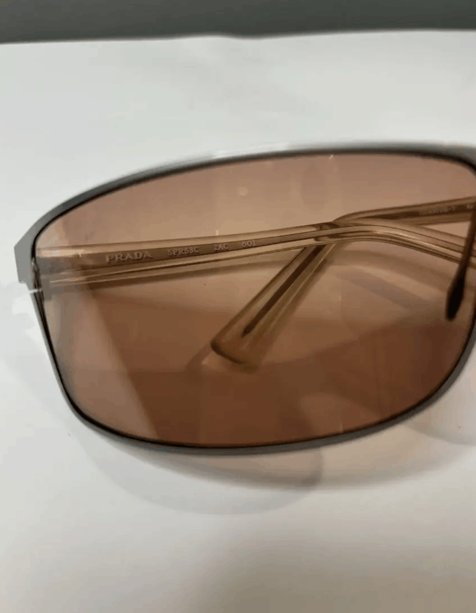 Prada PRADA Sunglasses Titanium Wrap Star Rimless Luna Rossa Size ONE SIZE - 3 Thumbnail