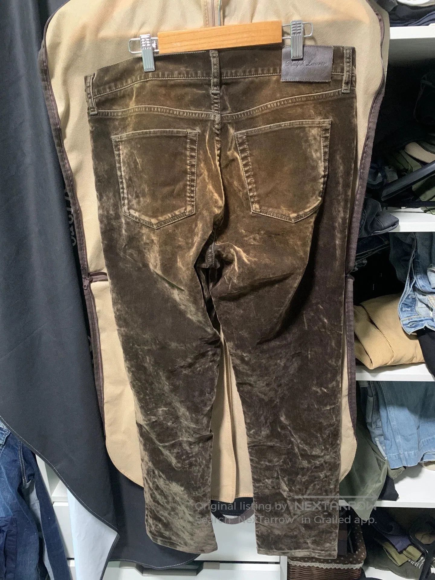 Ralph Lauren Purple Label ralph lauren 50th anniversary velvet pants. Size US 30 / EU 46 - 2 Thumbnail