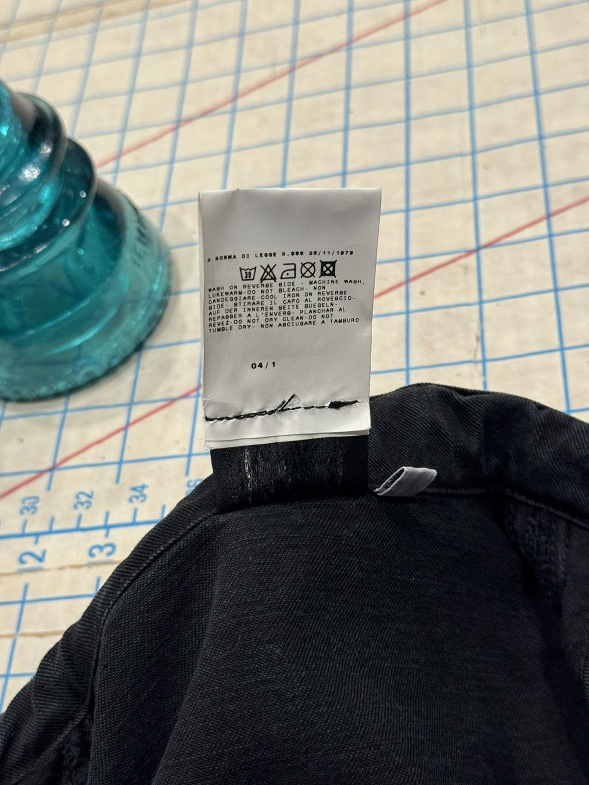 Versace Jeans Couture Versace Jeans Couture Y2K Denim Jacket XS FullZip Black 04/1 Size XS / US 0-2 / IT 36-38 - 9 Thumbnail