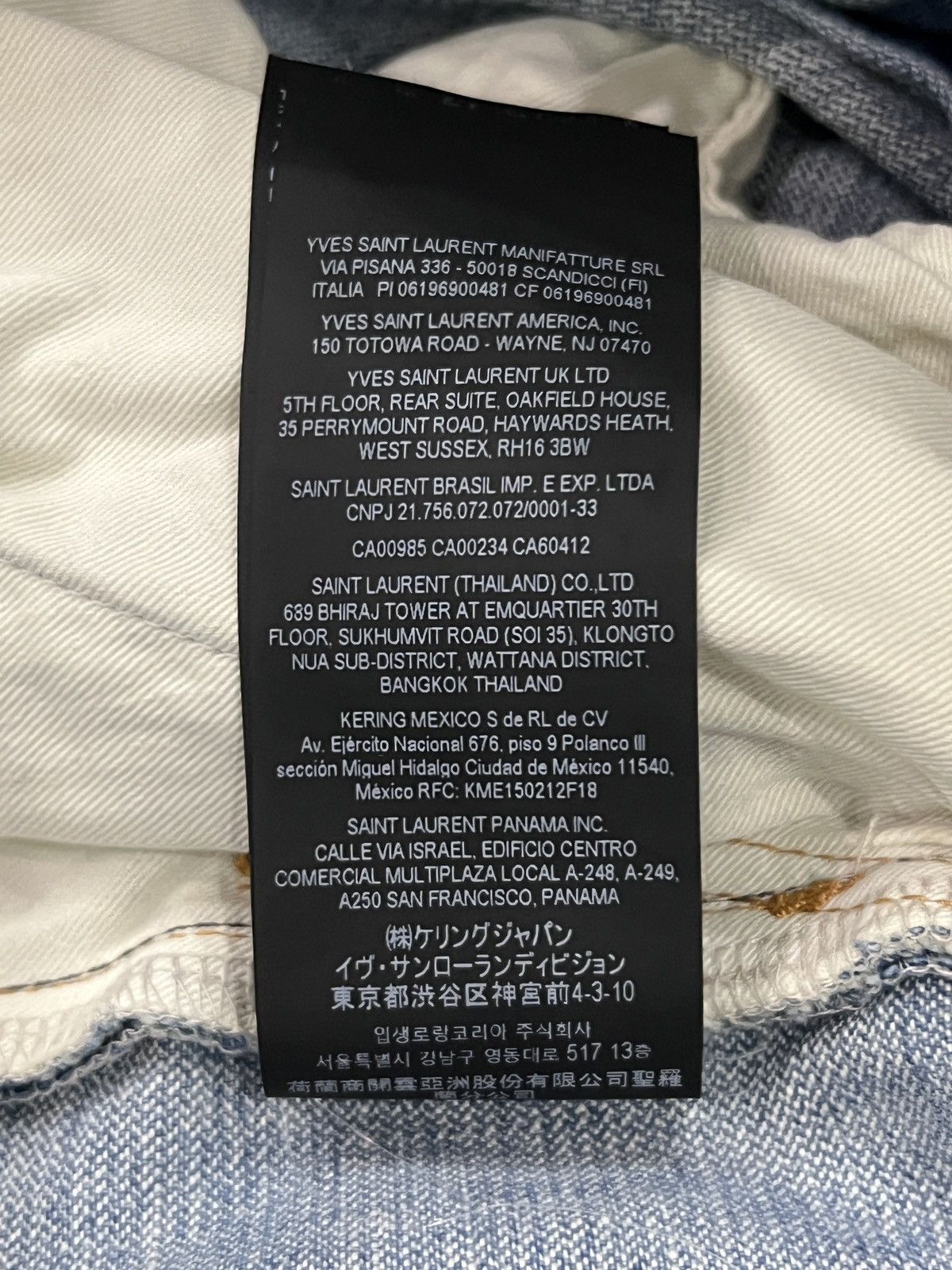 Saint Laurent Paris Saint Laurent 2022 Washed Denim Jeans Size US 33 - 16 Thumbnail