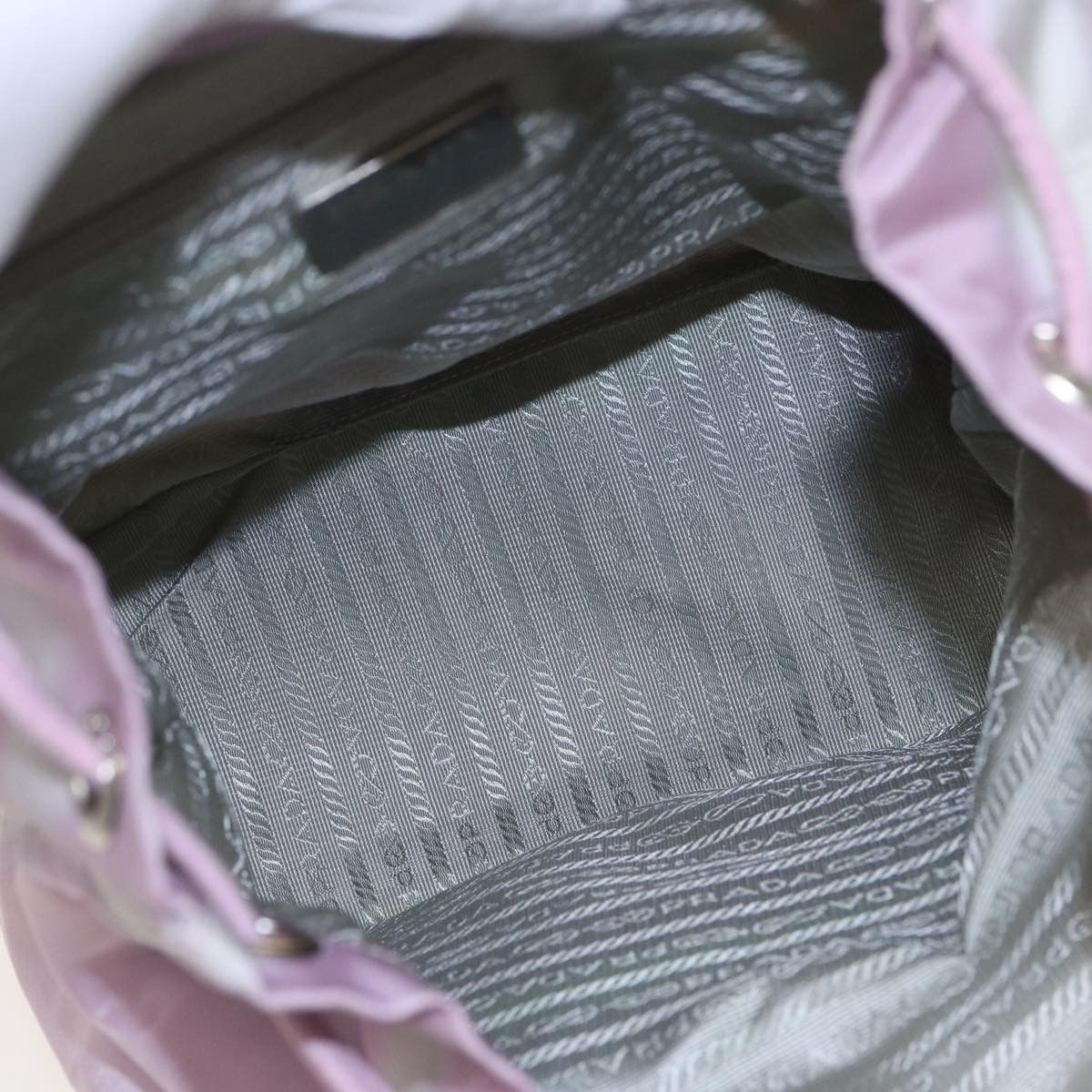 Prada PRADA Backpack Nylon Pink Size ONE SIZE - 11 Thumbnail