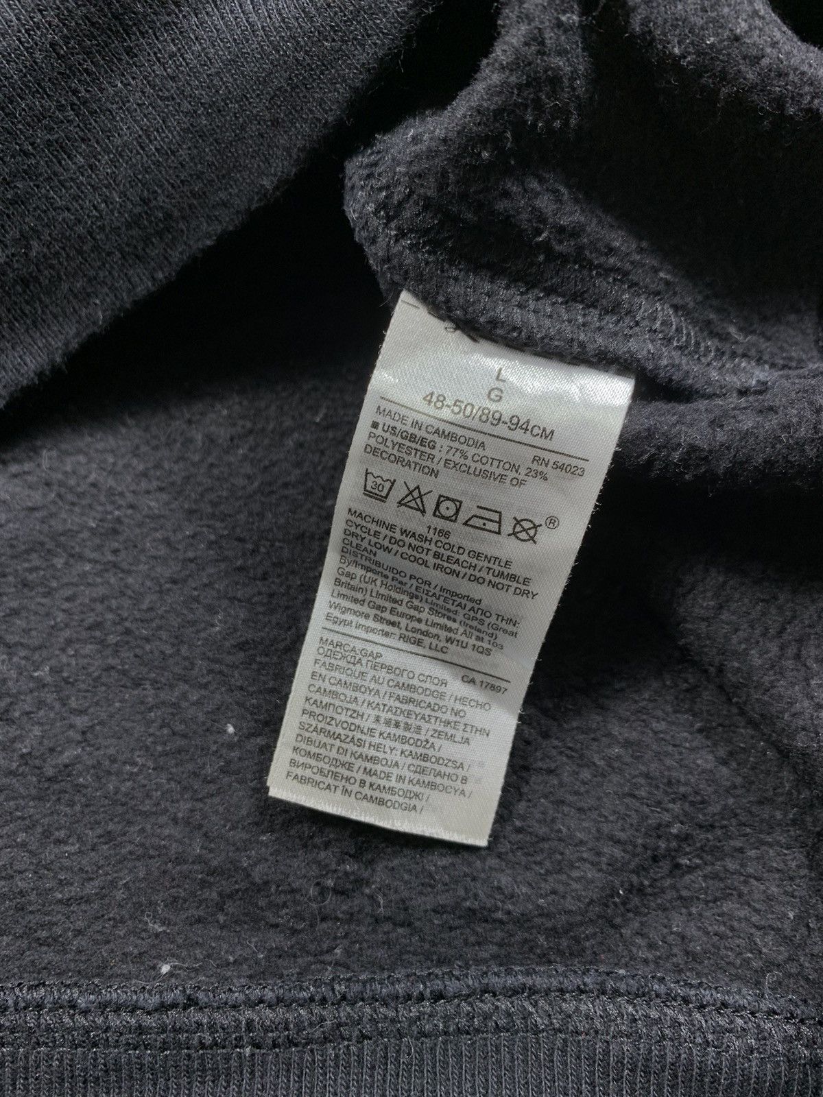 If Six Was Nine × Japanese Brand × Le Grande Bleu (L.G.B.) Y2k Gap Fur Hoodie Style Size US L / EU 52-54 / 3 - 5 Thumbnail