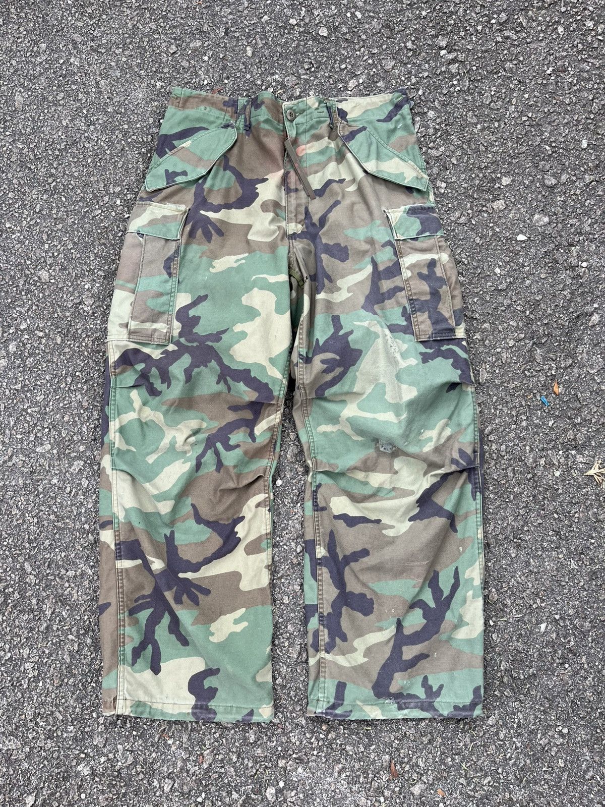 Vintage M65 Military Camo Cargo Pant
