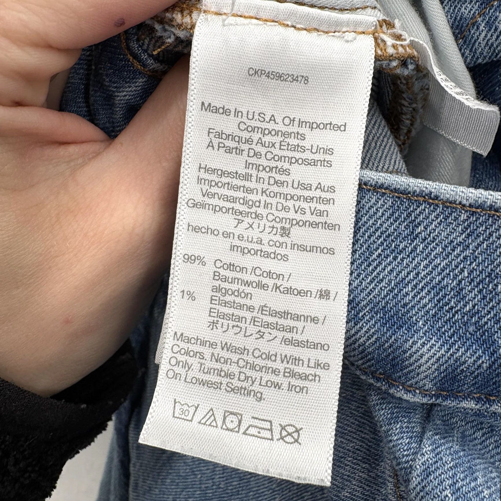 Madewell VINTAGE Madewell Balloon Jeans Womens 32 Blue High Rise Relaxed Tapered Leg Denim Y2K Size 24" / US 00 / IT 34 - 7 Thumbnail