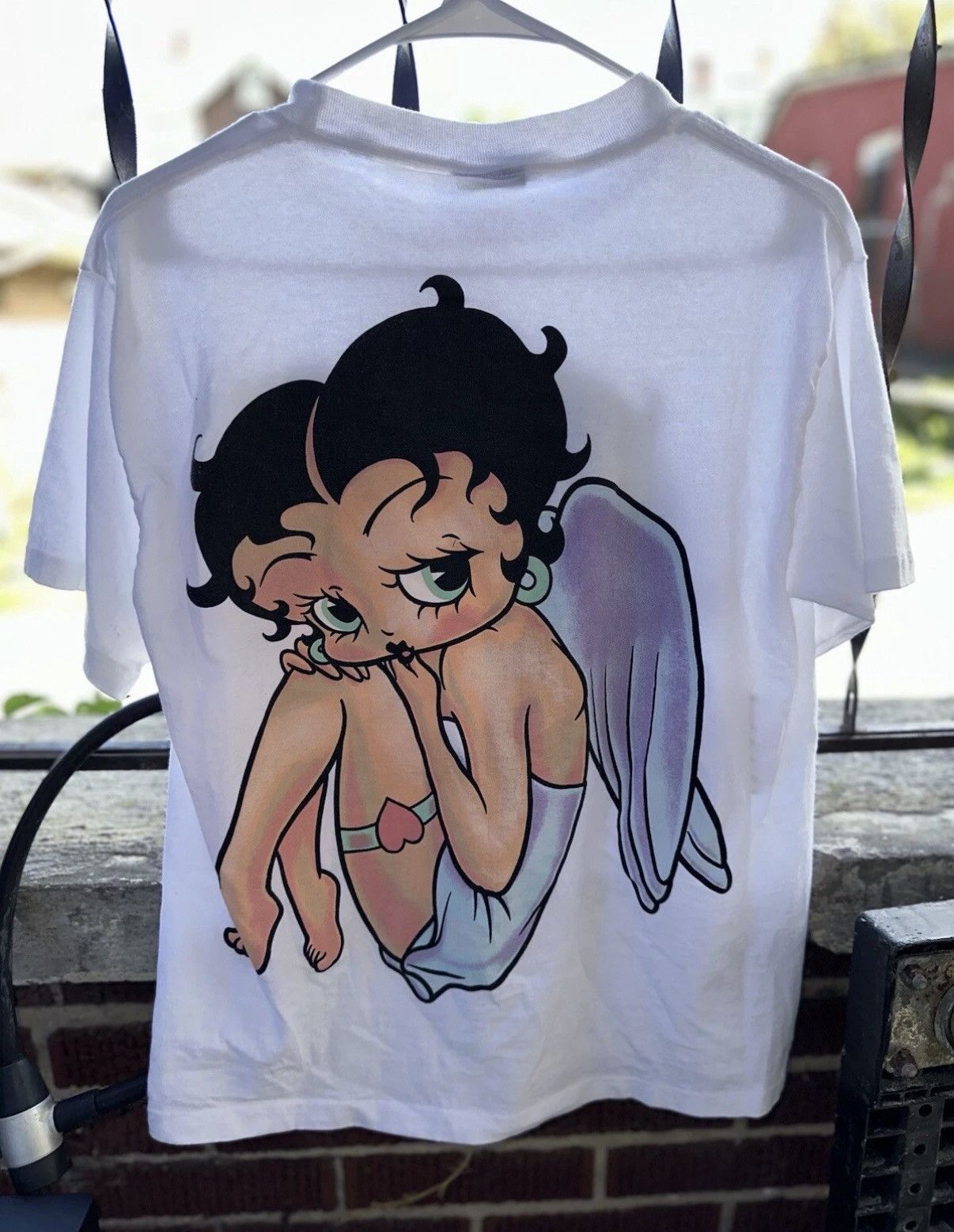 Changes VTG Betty Boop Shirt Angel Wings Double Sided NOS Size US M / EU 48-50 / 2 - 5 Thumbnail