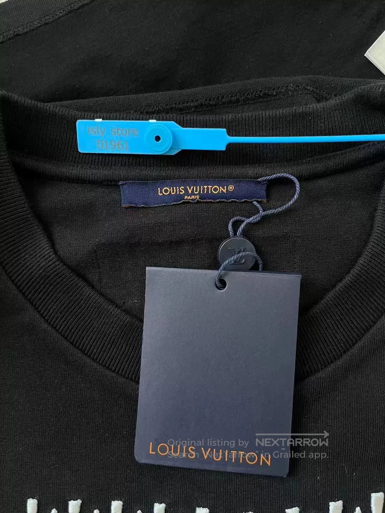 Louis Vuitton louis vuitton embroidered logo black t. Size US XXL / EU 58 / 5 - 5 Thumbnail