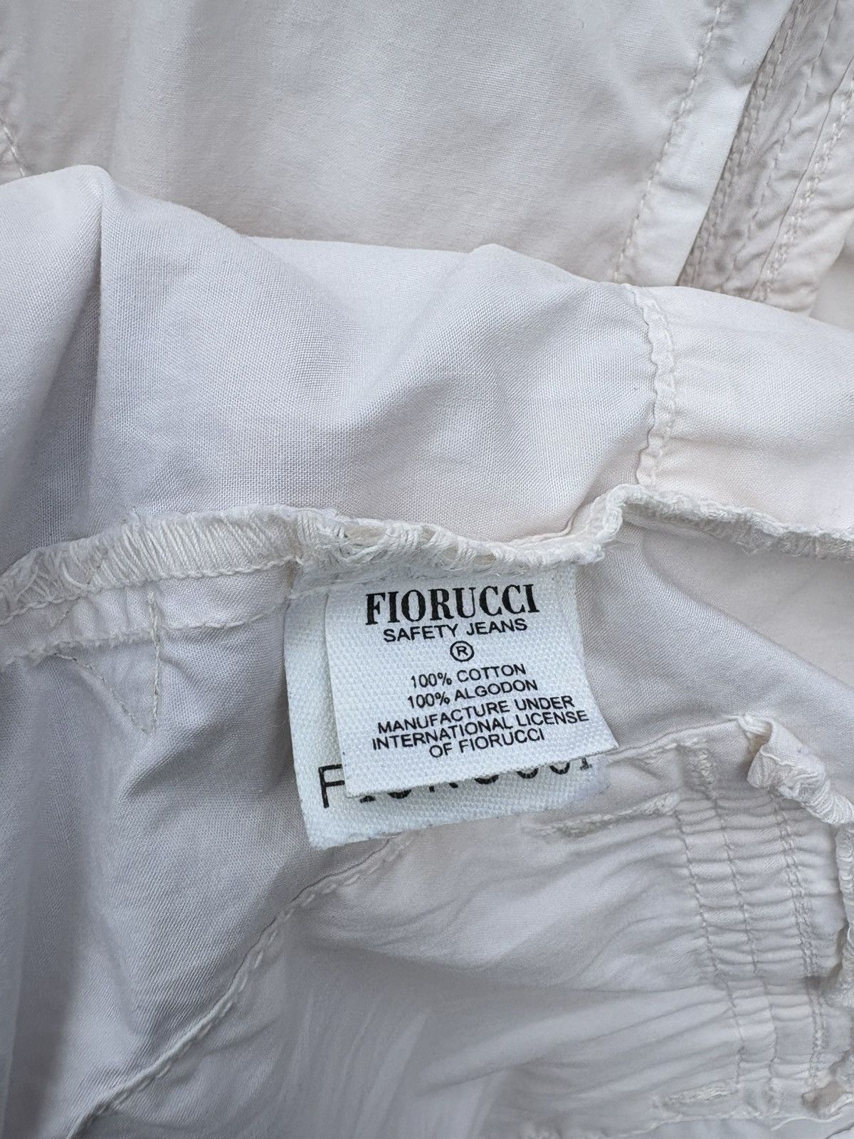 Fiorucci Fiorucci Floral Embroidery White Jacket Size S / US 4 / IT 40 - 10 Thumbnail