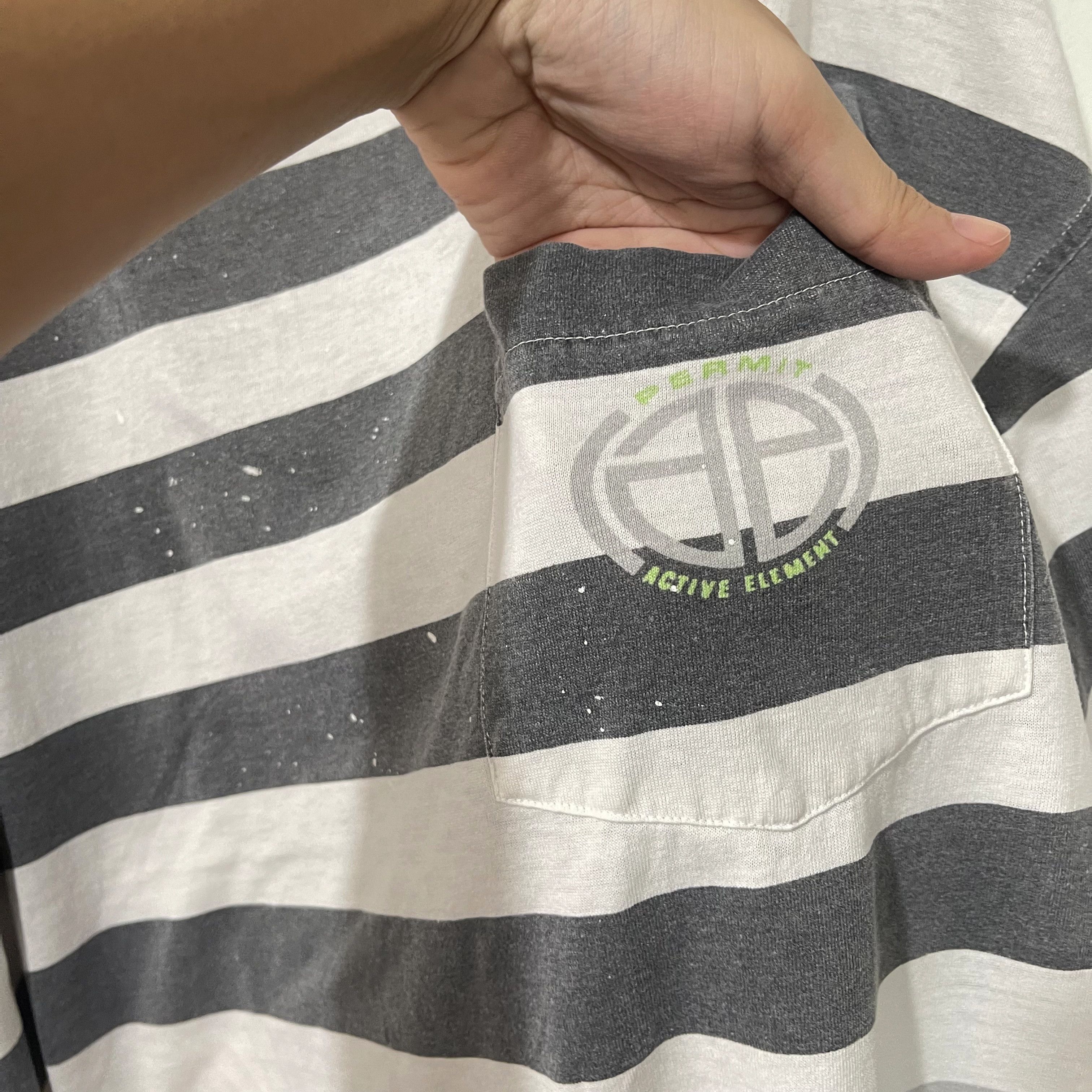 Vintage Vintage 90s Striped Surf Pocket Crop Tops Size XL / US 12-14 / IT 48-50 - 2 Thumbnail