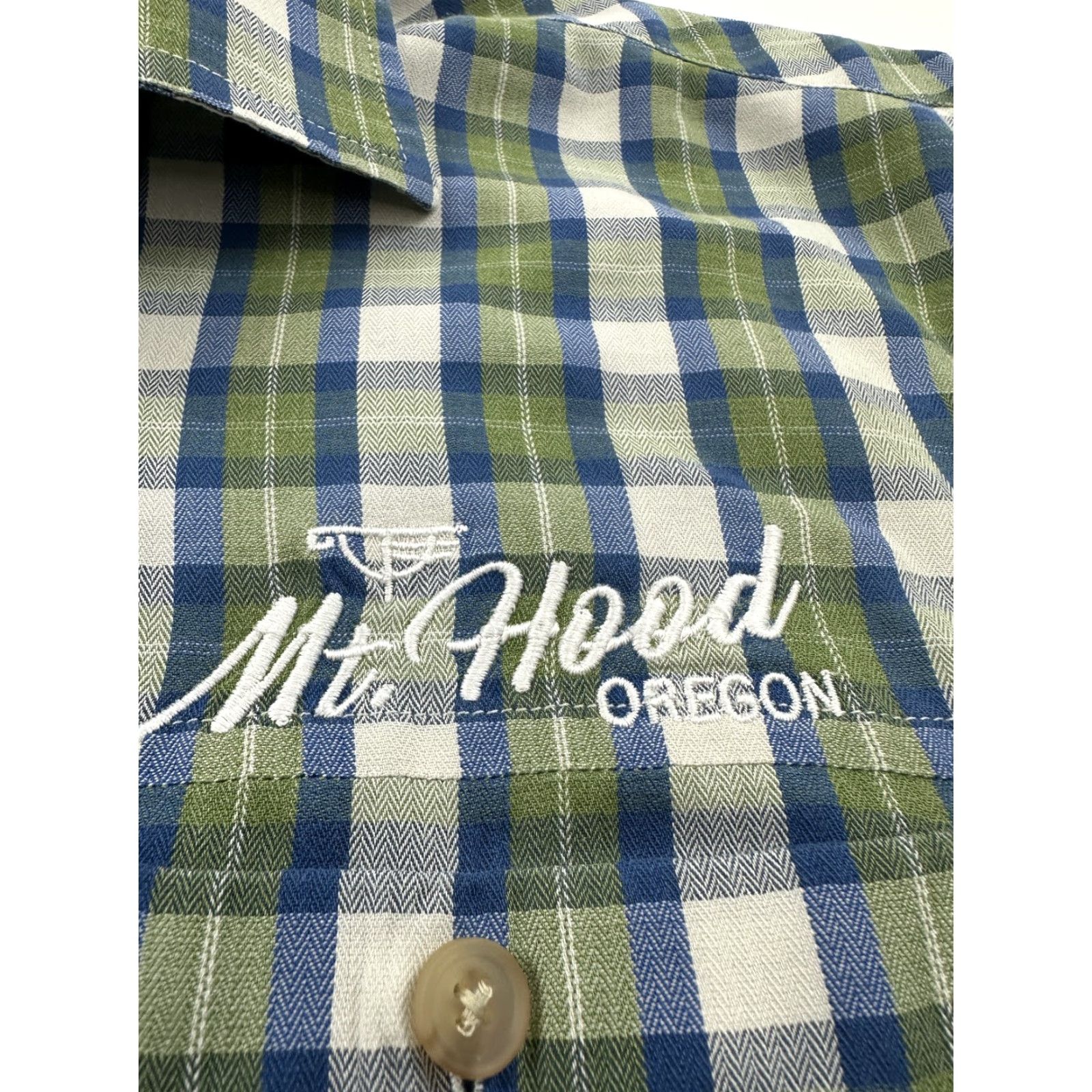 Pendleton Pendleton Shirt Mens Medium Green Blue Plaid Mt Hood Oregon Short Sleeve Outdoor Shirt Size US M / EU 48-50 / 2 - 3 Thumbnail