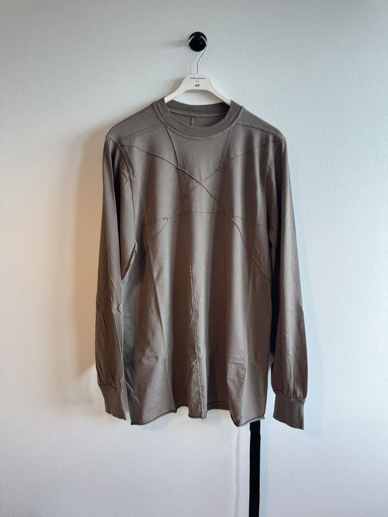 Rick Owens Drkshdw Rick Owens Drkshdw Jumbo LS Tee Size US M / EU 48-50 / 2 - 1 Thumbnail