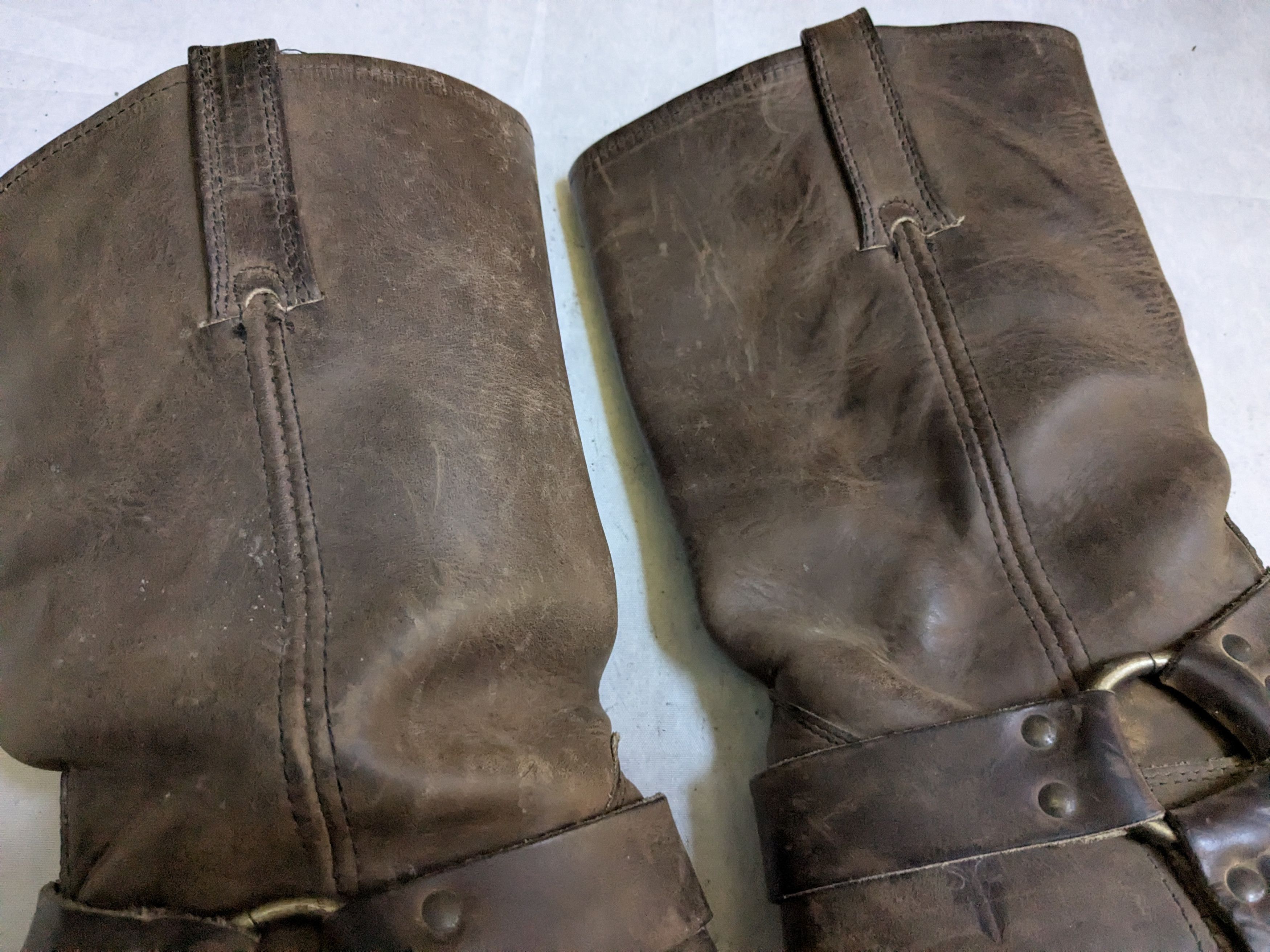 Frye Frye Harness Boots Brown 11.5 Wide Leather USA Size US 11.5 / EU 44-45 - 7 Thumbnail
