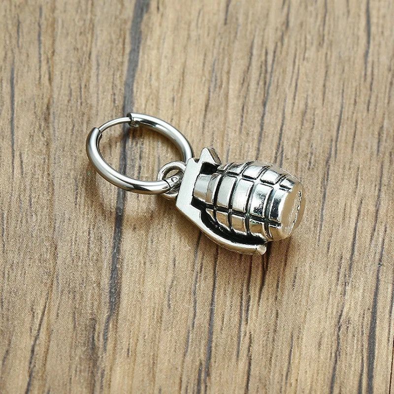 Jewelry FUN GRENADE SHAPED EARRINGS Size ONE SIZE - 4 Thumbnail