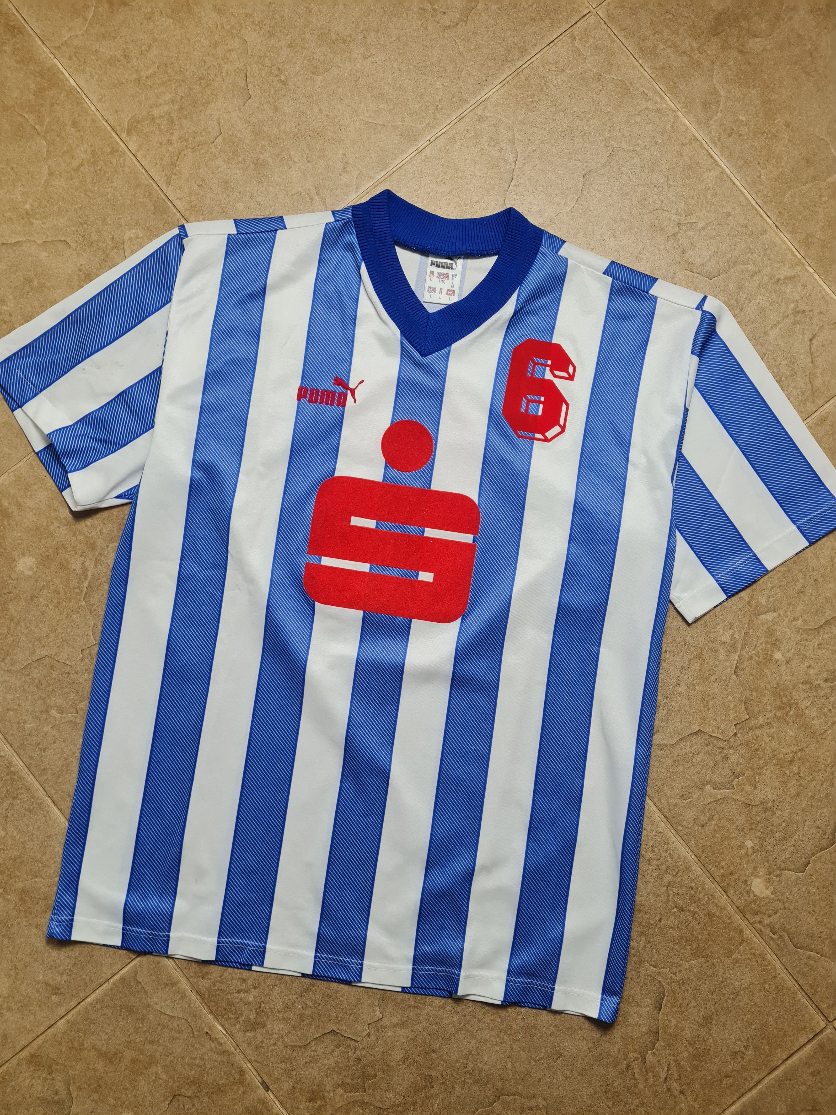 Puma Vintage Football Jersey Puma1980-1990x Soocer T-Shirts Size US L / EU 52-54 / 3 - 5 Thumbnail