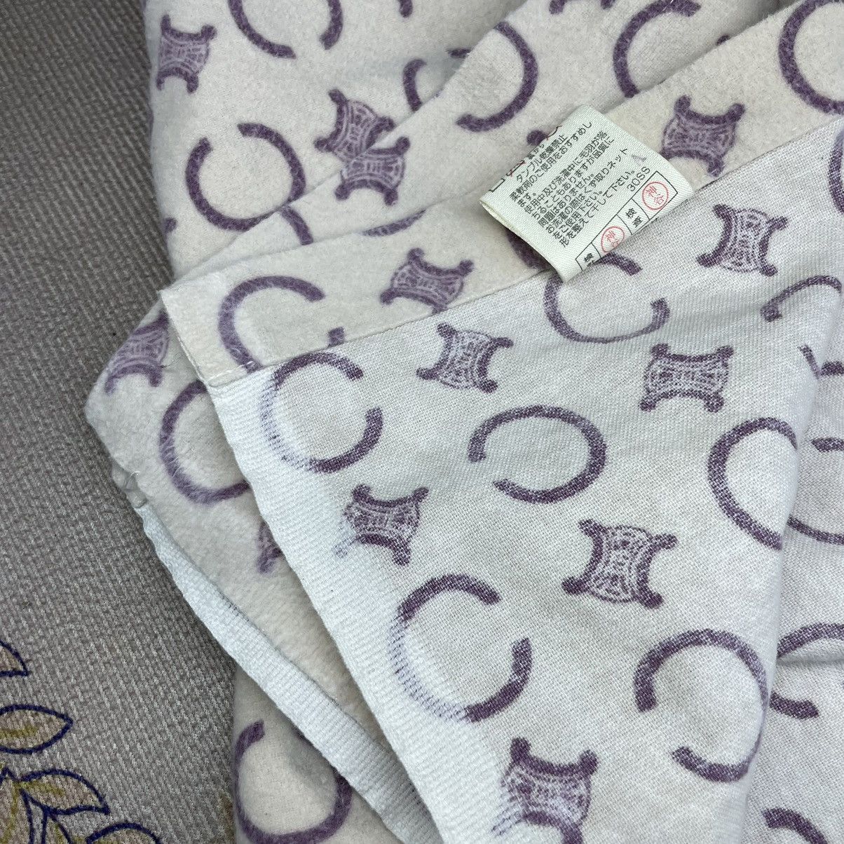 Celine Vintage CELINE Full Monogram Throw Blanket Size ONE SIZE - 14 Thumbnail
